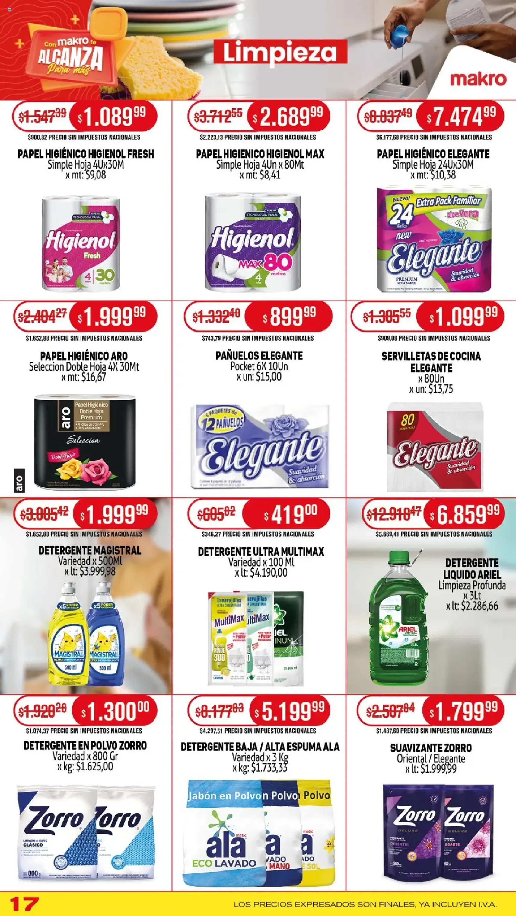 Makro ofertas - folleto válido desde 24/07/2025 página 17 de 20