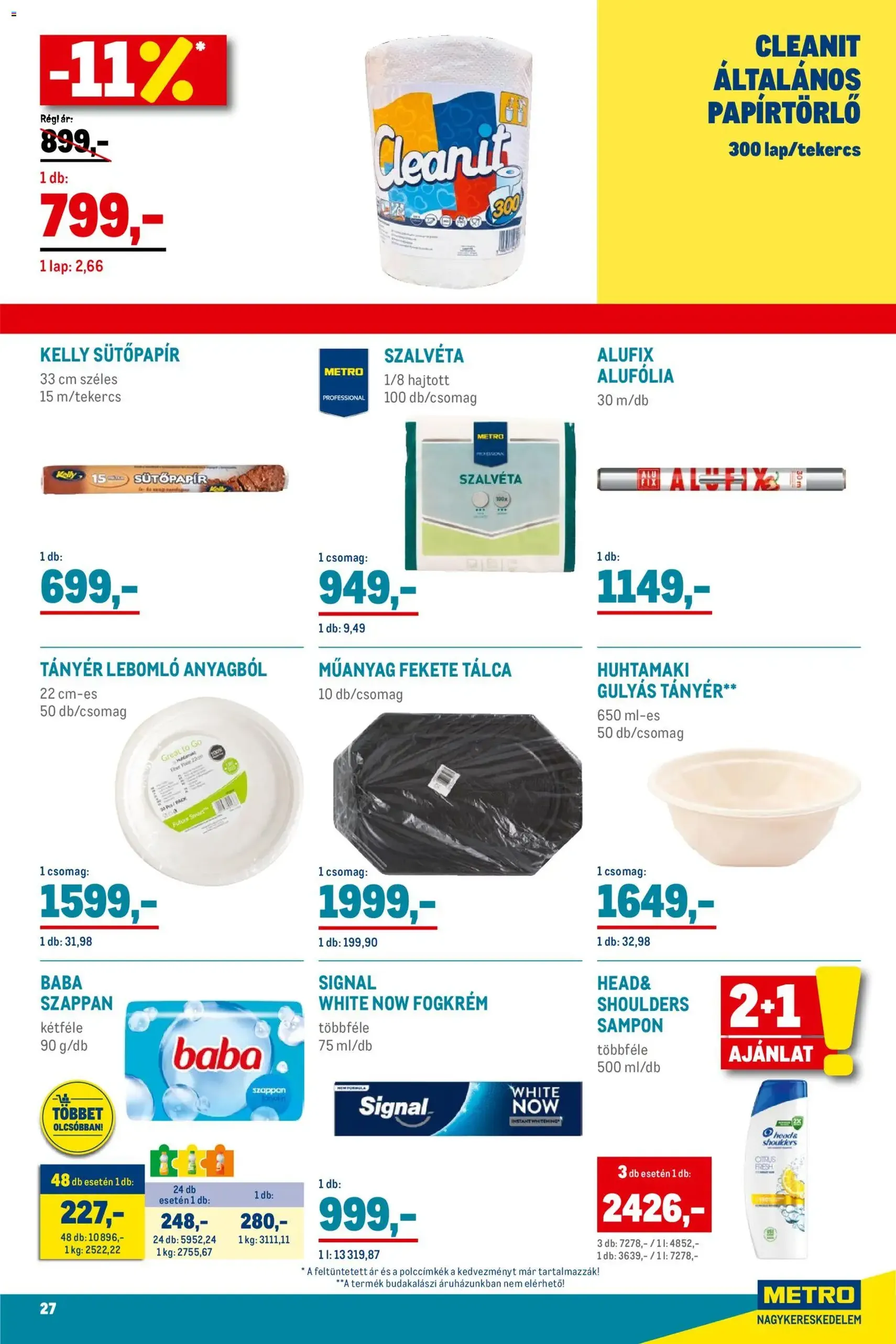Metro - Élelmiszer és Szezonális katalógus 2025/11 - 2025.11.02. érvényes szórólap 27 oldal 33 oldalból