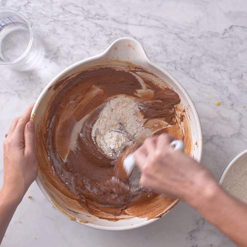 Plumcake al cioccolato - procedimento 1