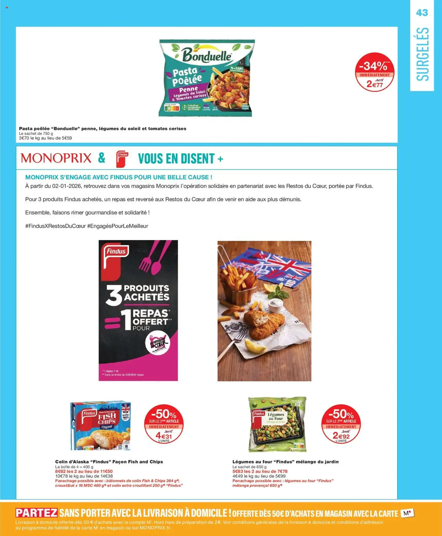 Monoprix catalogue - brochure valable à partir du 01/01/2026, page 43 sur 69