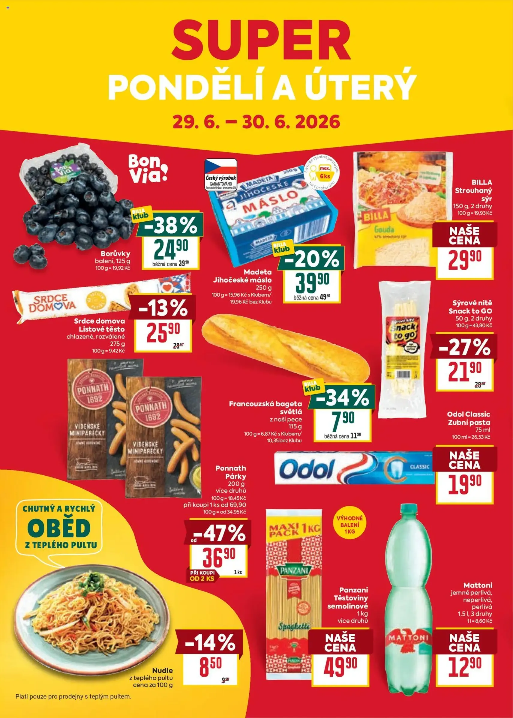 Billa Velký leták - platný leták od 24.06.2026 strana 30 z 35