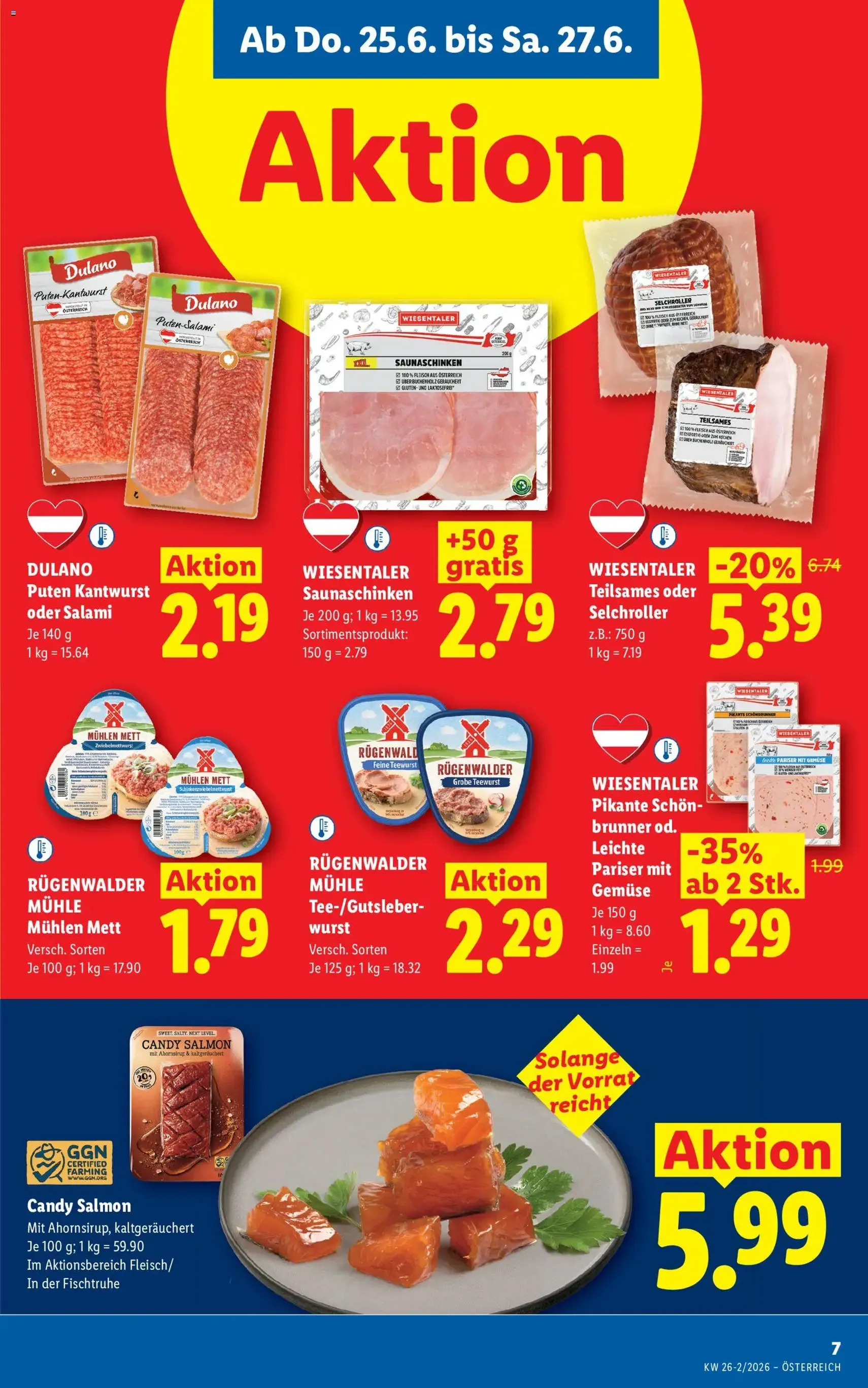 Lidl - Flugblatt - Gültiger Prospekt ab 25.06.2026, Seite 9 von insgesamt 54