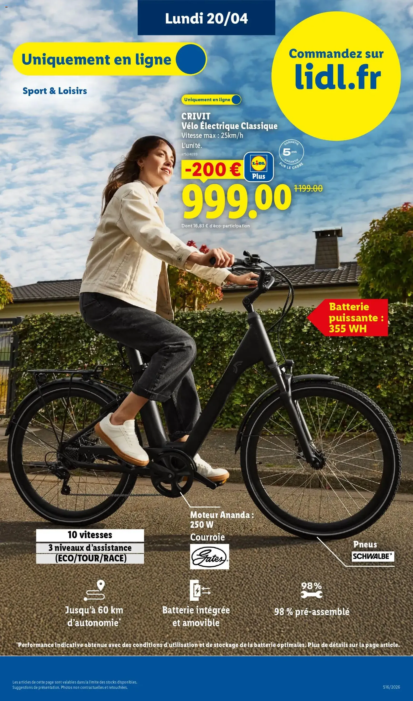 LIDL catalogue - brochure valable à partir du 16/04/2026, page 57 sur 67