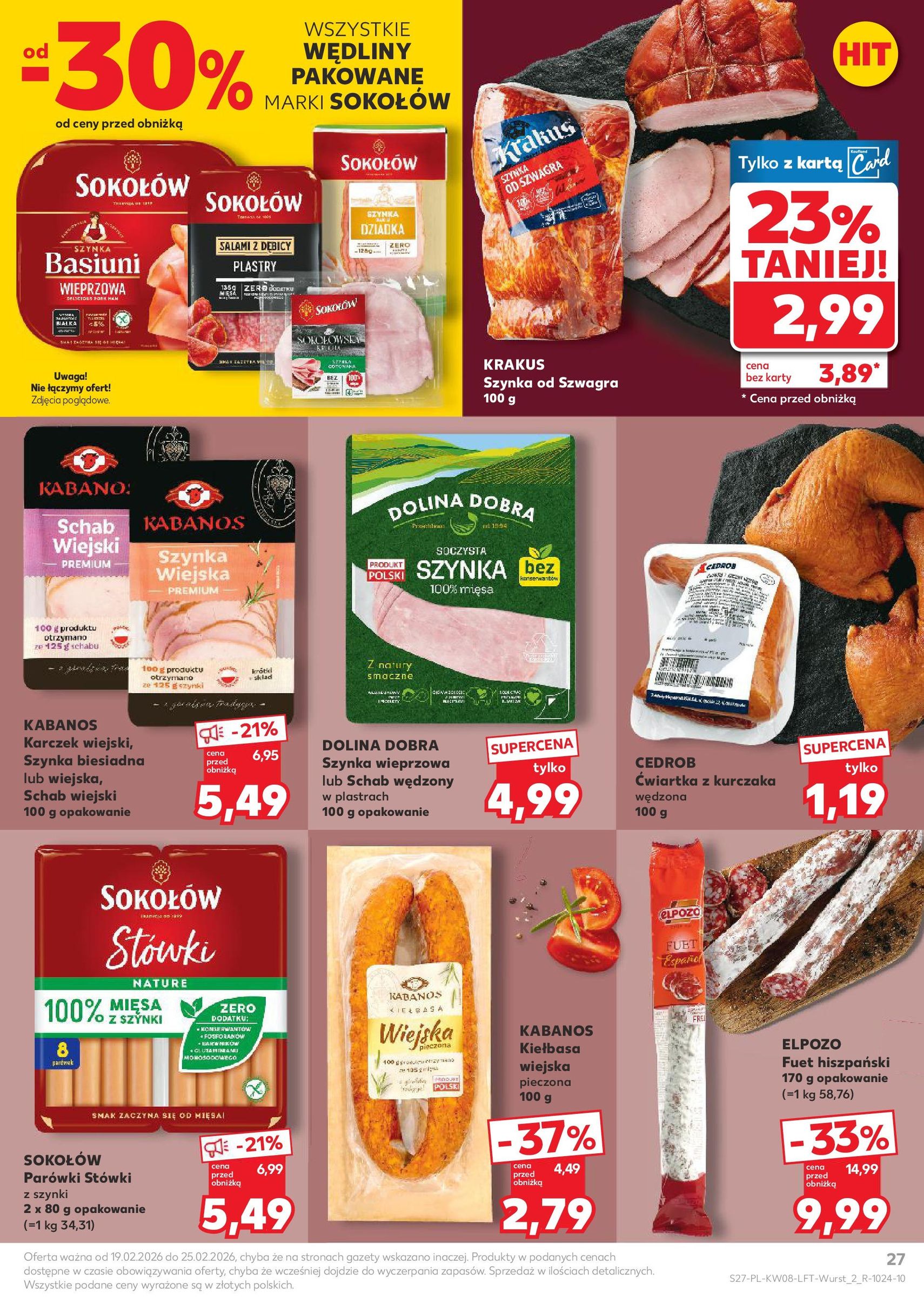 Kaufland gazetka - ważny gazetka od 19.02.2026 strona 27 z 55