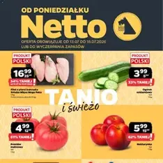 Netto gazetka od poniedziałku - podgląd gazetki ważnej od 13.07.2026