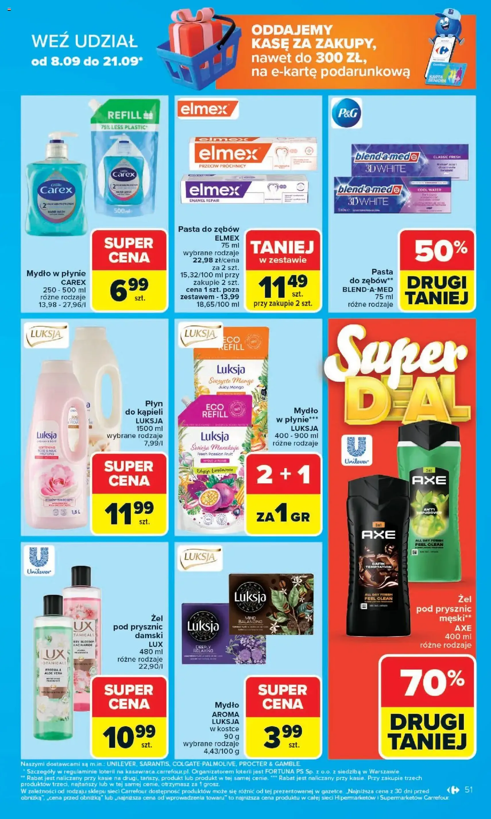 Carrefour Gazetka - ważny gazetka od 08.09.2025 strona 51 z 62 Carrefour Gazetka - ważny gazetka od 08.09.2025 strona 51 z 62