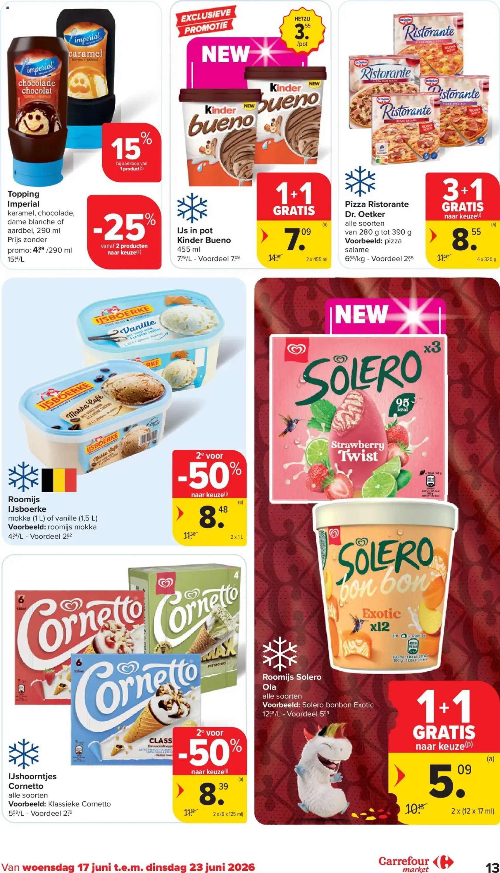 Carrefour market Folder week 25 - geldige folder vanaf 17/06/2026 pagina 13 van 24