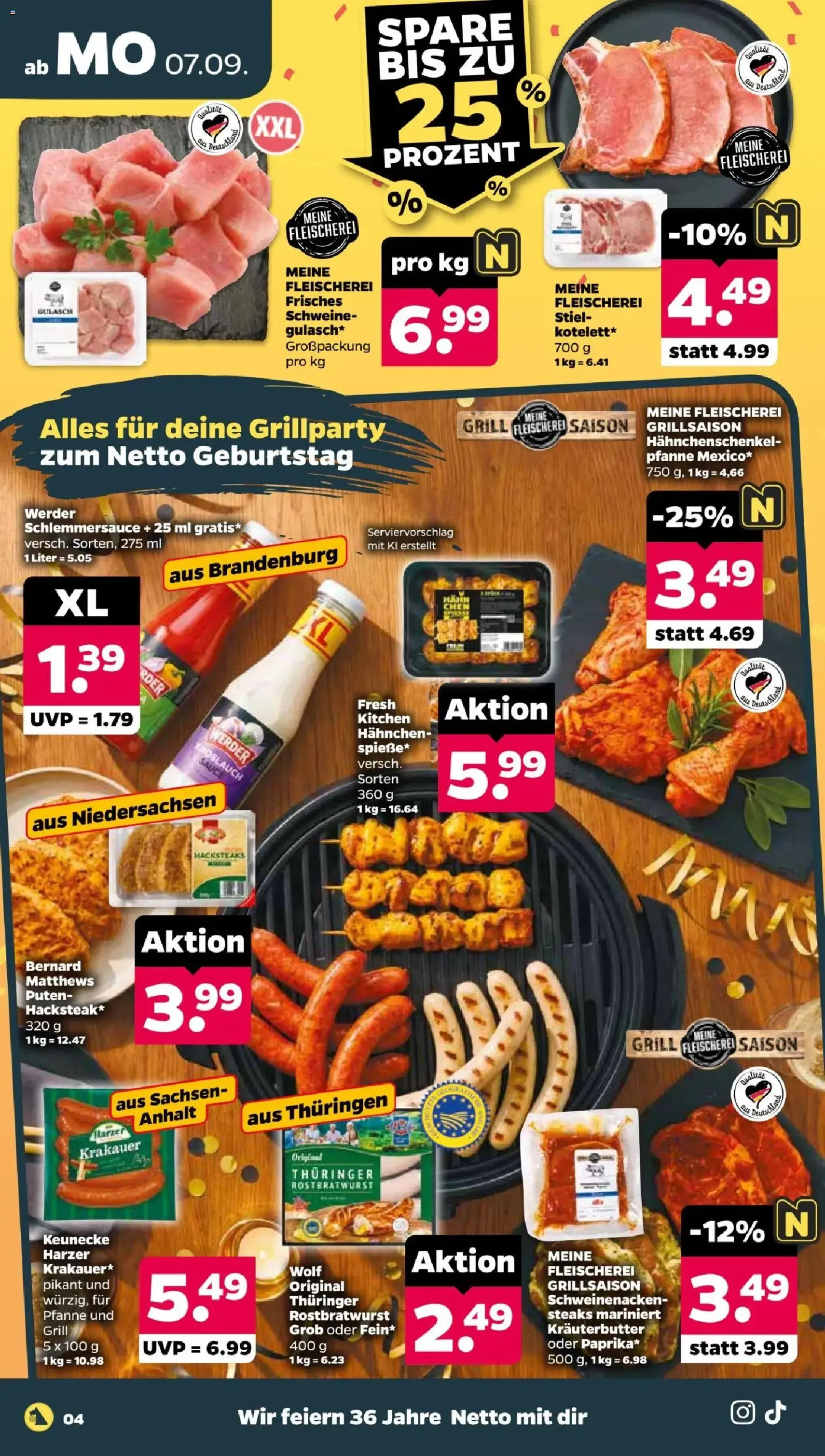 Netto Prospekt - Gültiger Prospekt ab 07.09.2026, Seite 4 von insgesamt 45