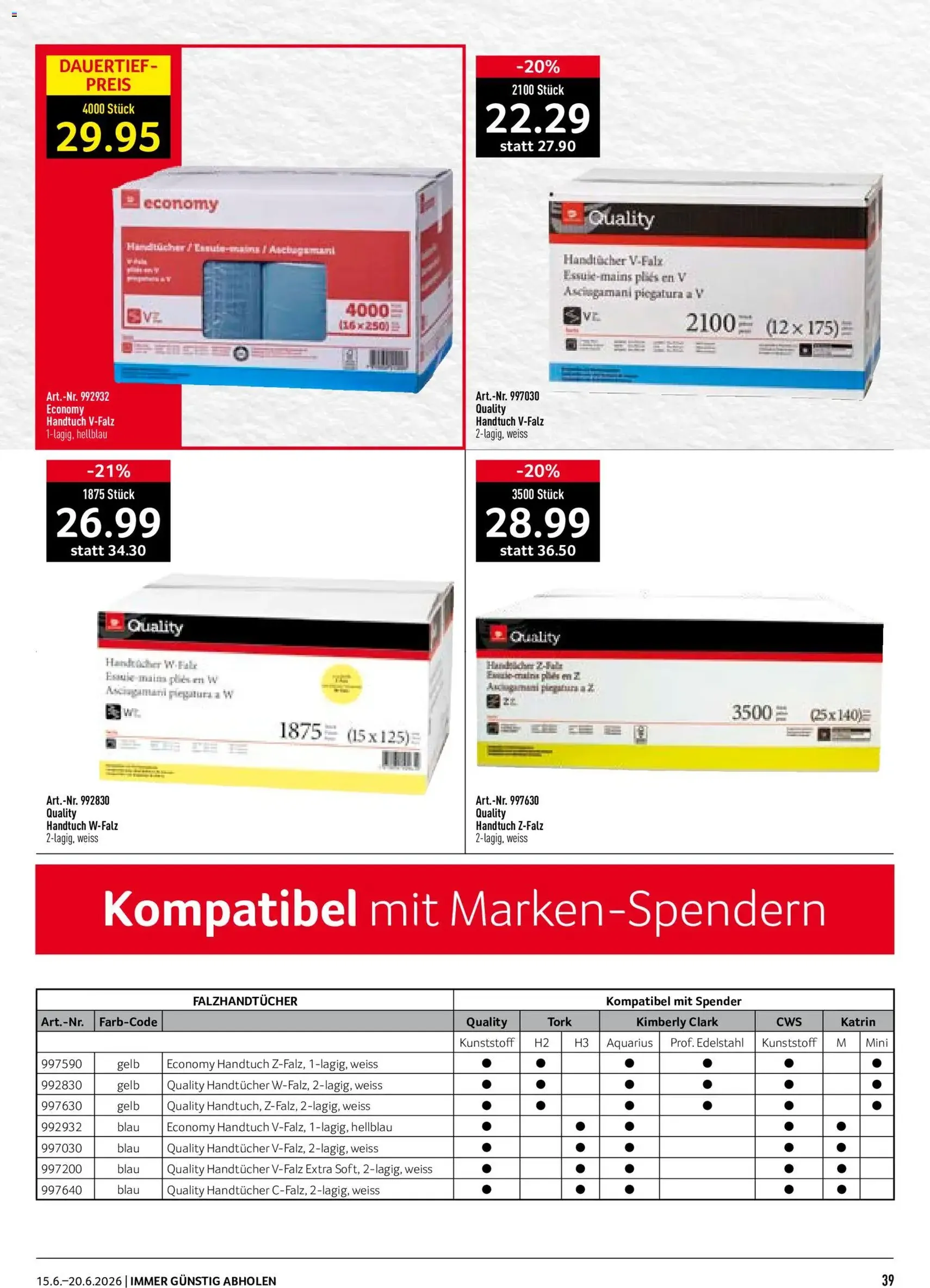 Prodega aktionen - Gültiger Prospekt ab 15.06.2026, Seite 39 von insgesamt 44