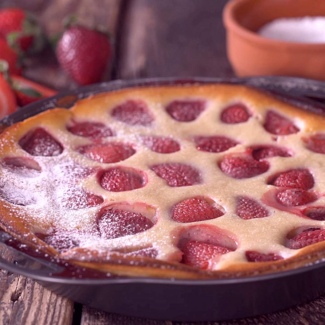 Clafoutis alle fragole light