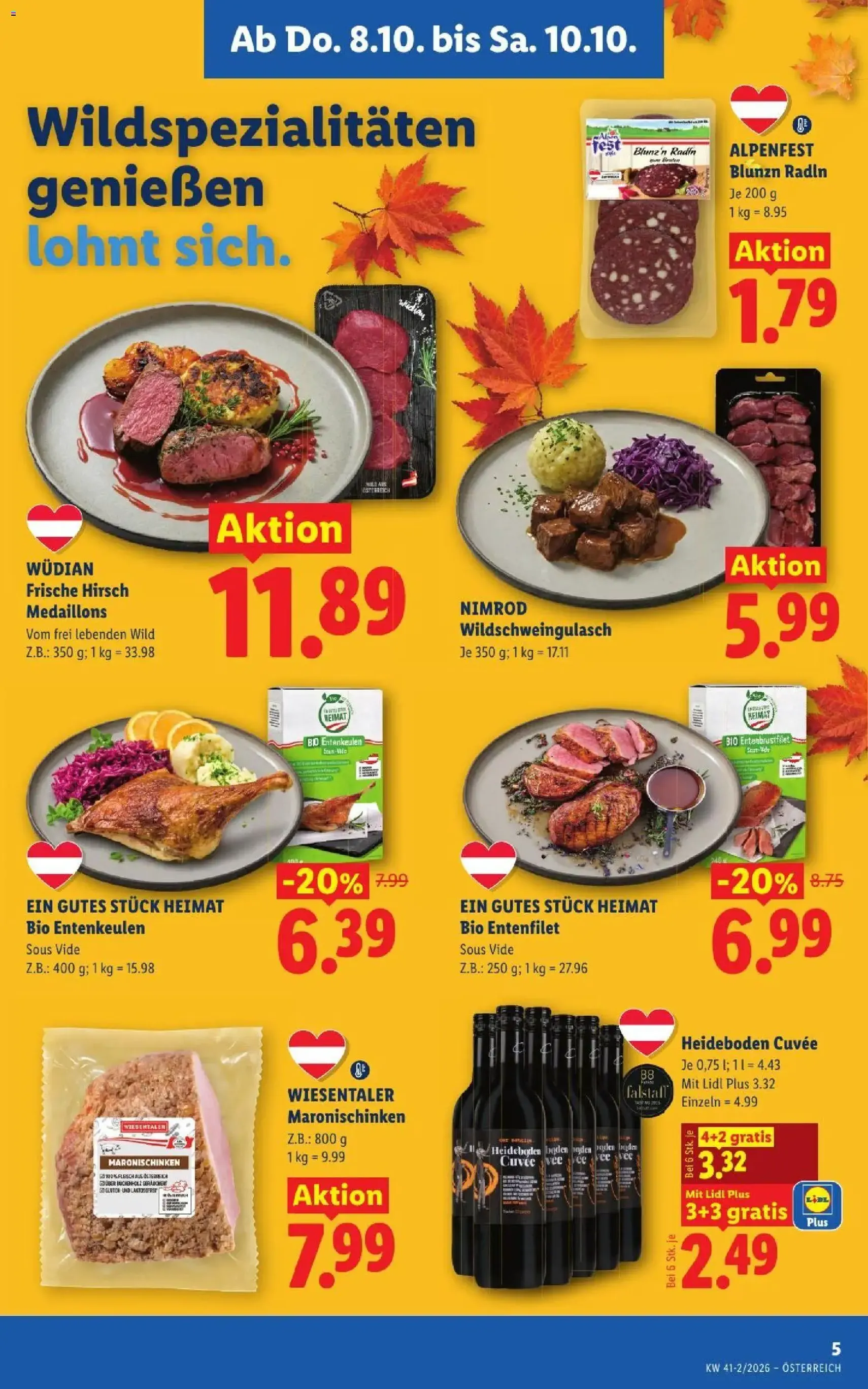 Lidl Flugblatt - Gültiger Prospekt ab 08.10.2026, Seite 7 von insgesamt 56