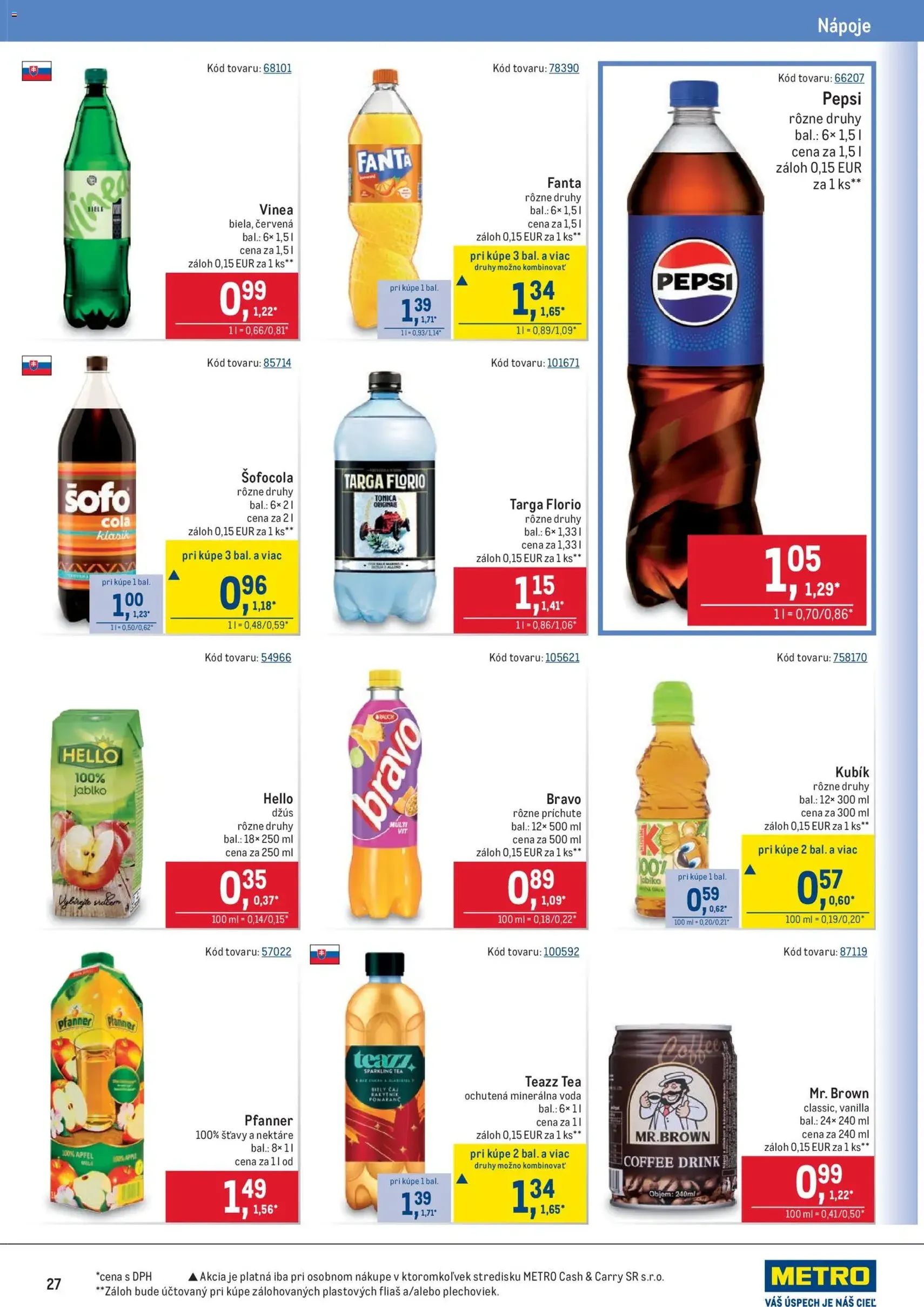 Metro leták - platný leták od 11.03.2026 strana 27 z 40