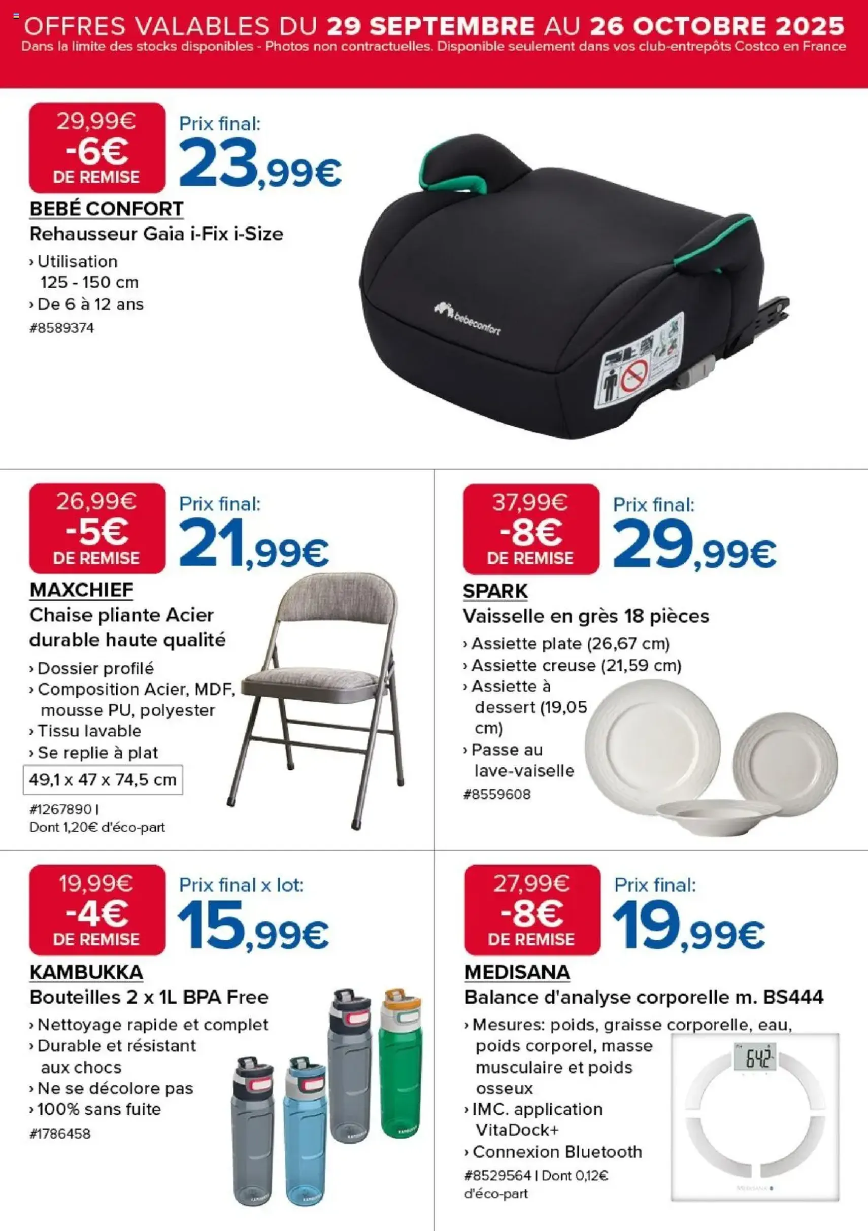 Costco catalogue - brochure valable à partir du 29/09/2025, page 4 sur 24