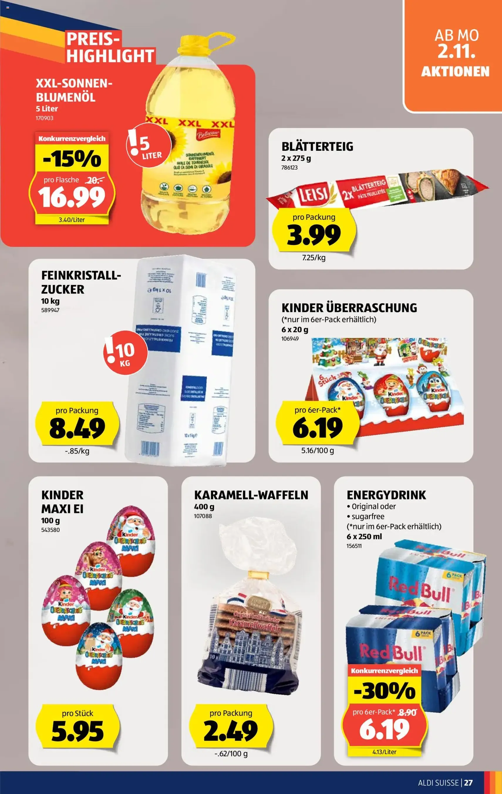 Aldi aktionen - Gültiger Prospekt ab 29.10.2026, Seite 27 von insgesamt 38