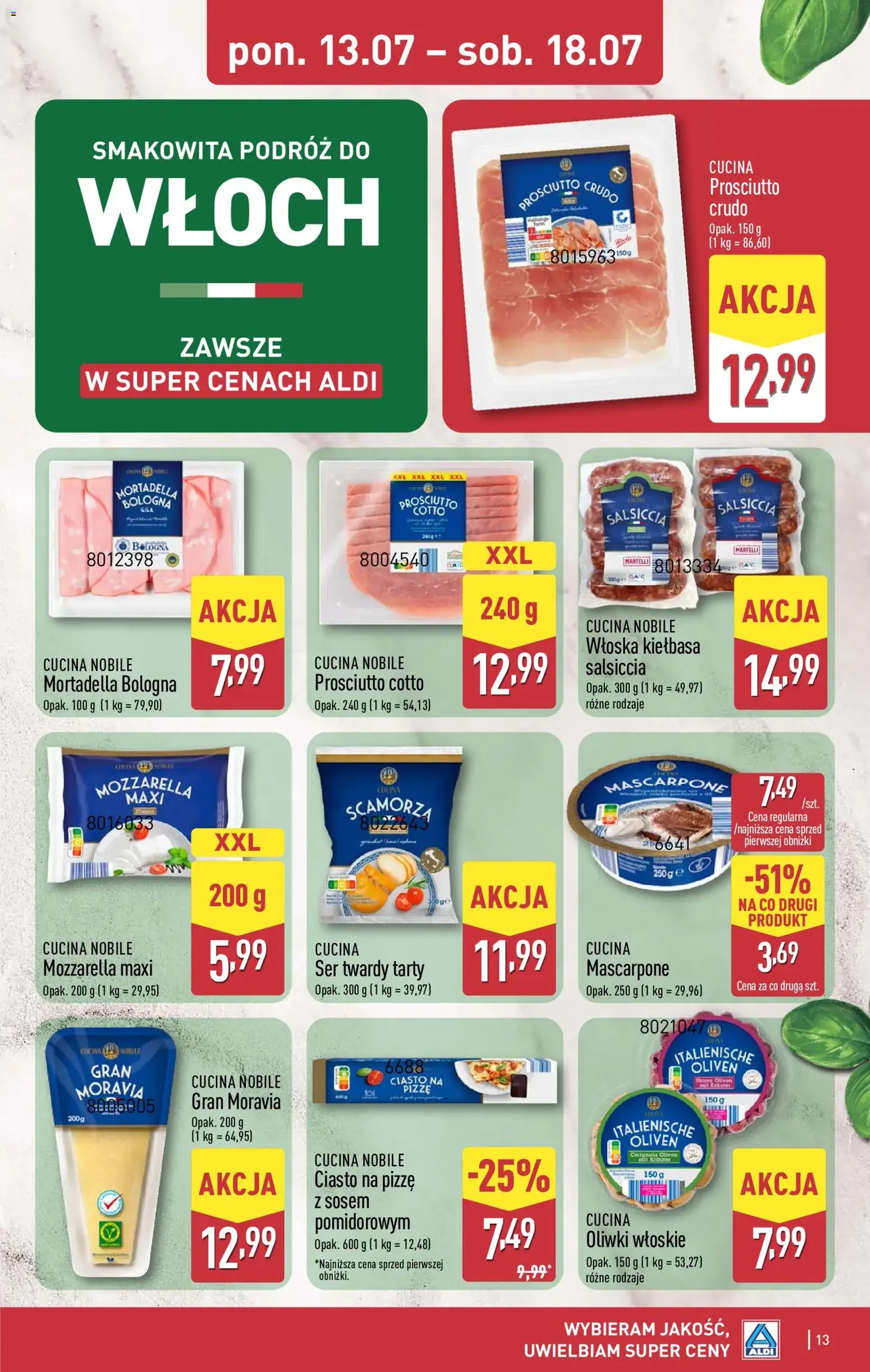 Aldi gazetka - ważny gazetka od 13.07.2026 strona 13 z 45