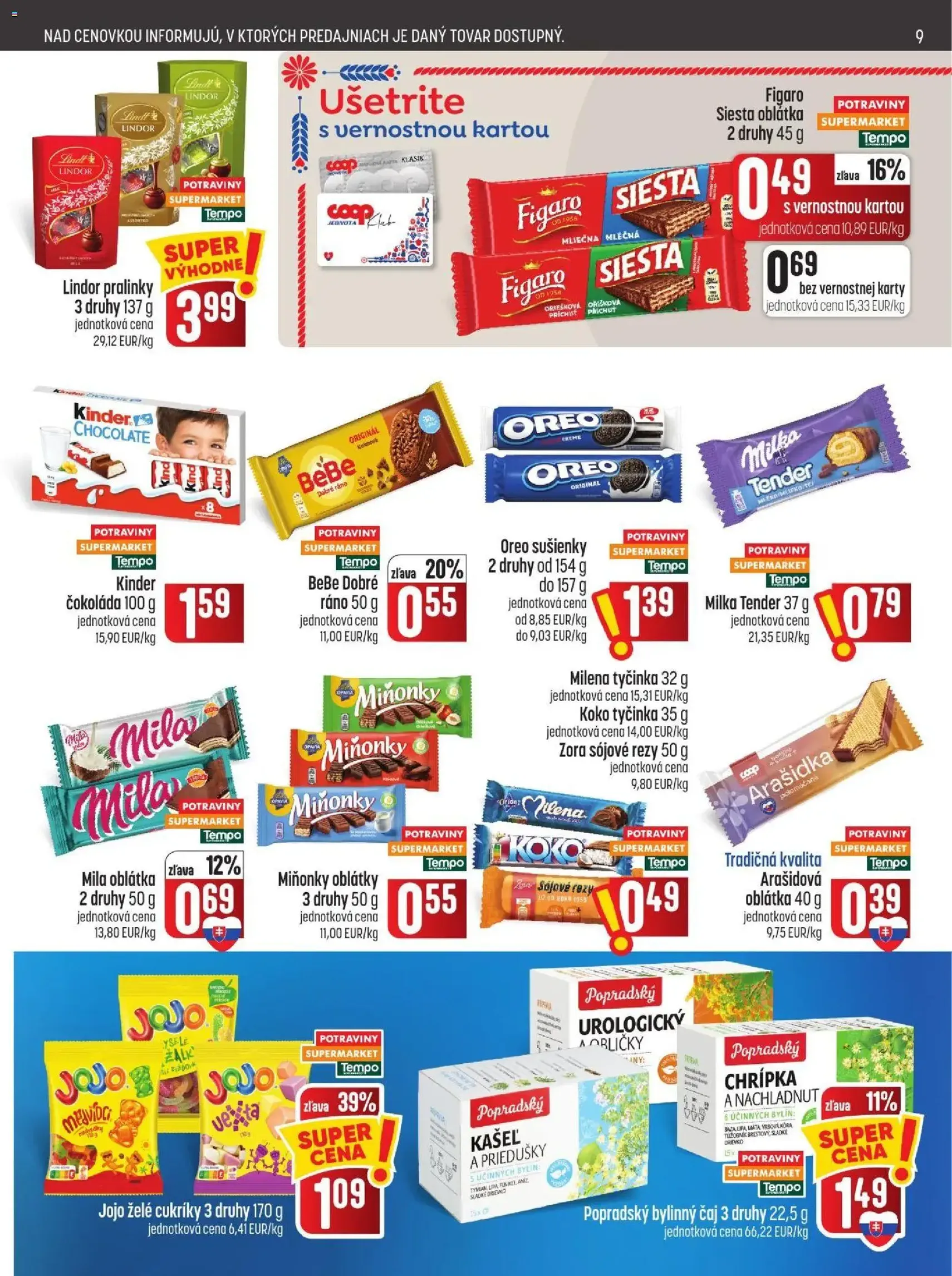 COOP Jednota leták - platný leták od 29.10.2026 strana 9 z 28
