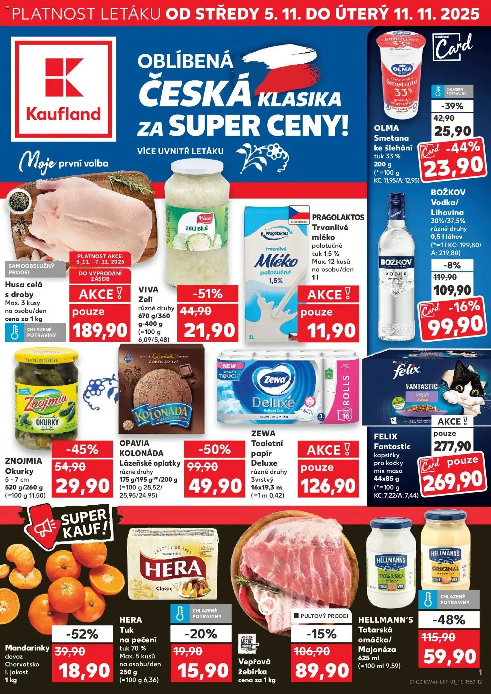 Kaufland leták - platný leták od 05.11.2025 strana 1 z 60