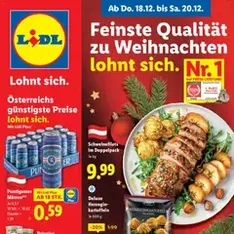 Lidl Flugblatt - Prospekt Vorschau gültig ab 18.12.2025