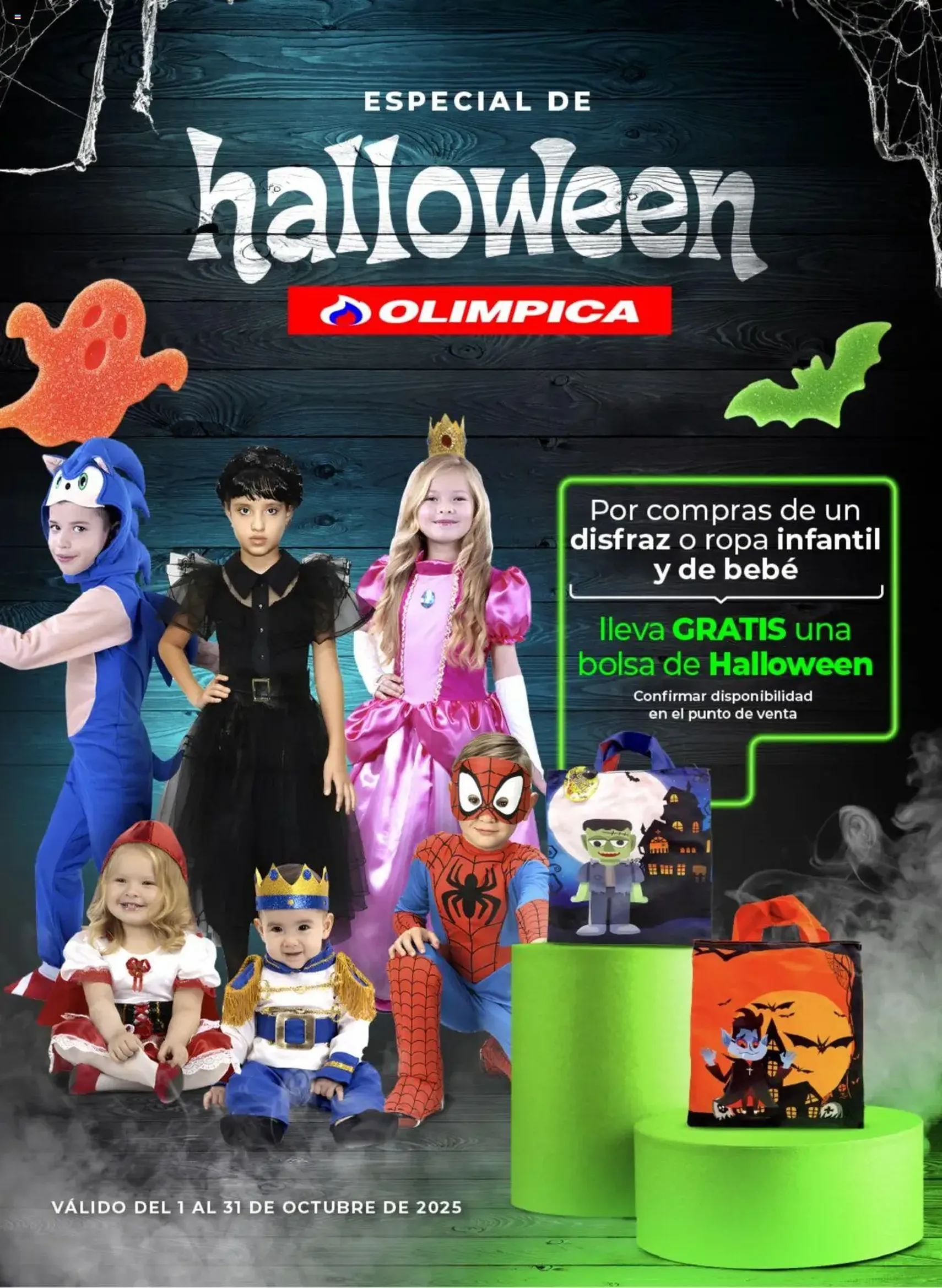 Olímpica - Disfraces para Halloween - folleto válido desde 01/10/2025 página 1 de 11 Olímpica - Disfraces para Halloween - folleto válido desde 01/10/2025 página 1 de 11