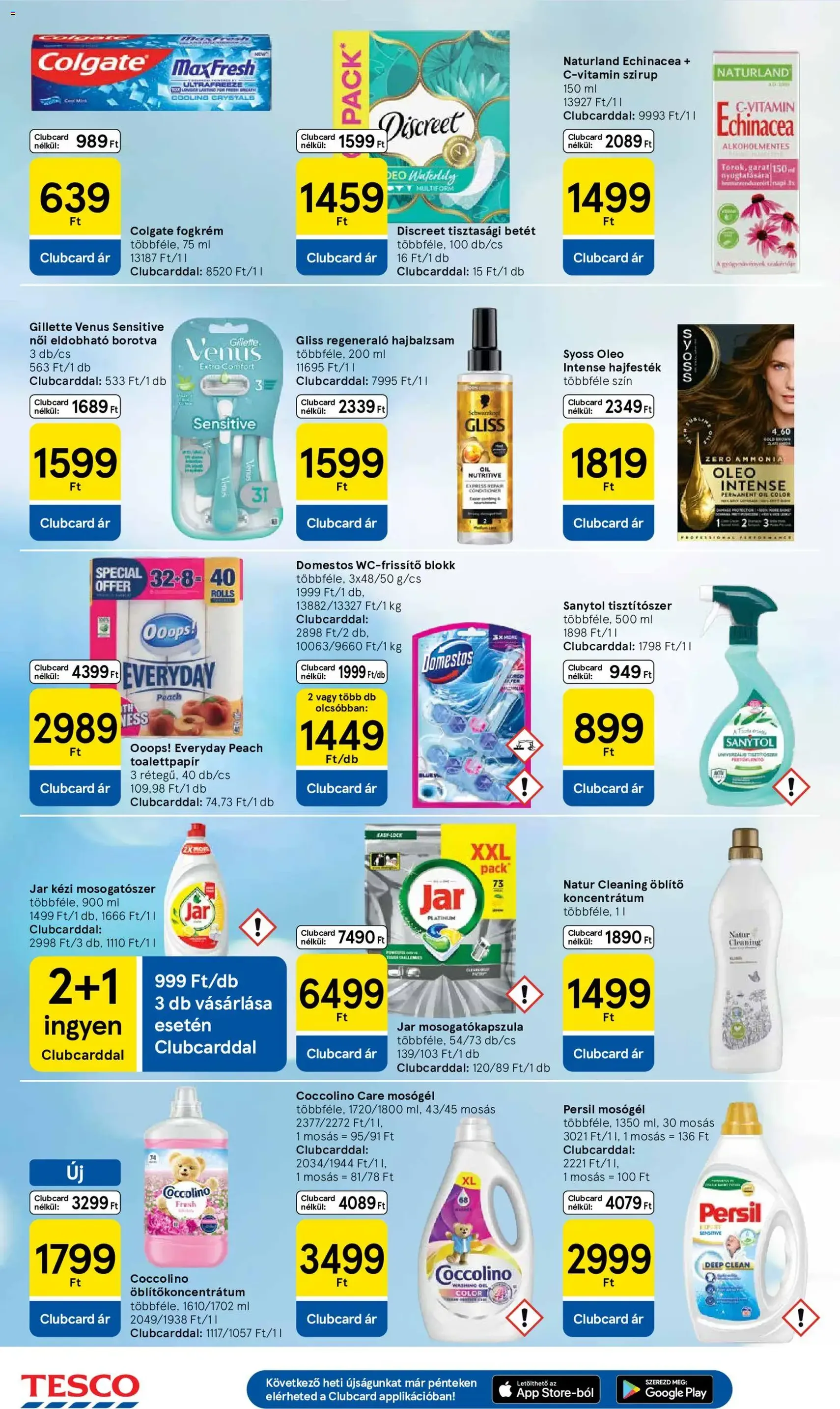 Tesco aktuális akciós újság - 2026.05.21. érvényes szórólap 8 oldal 34 oldalból