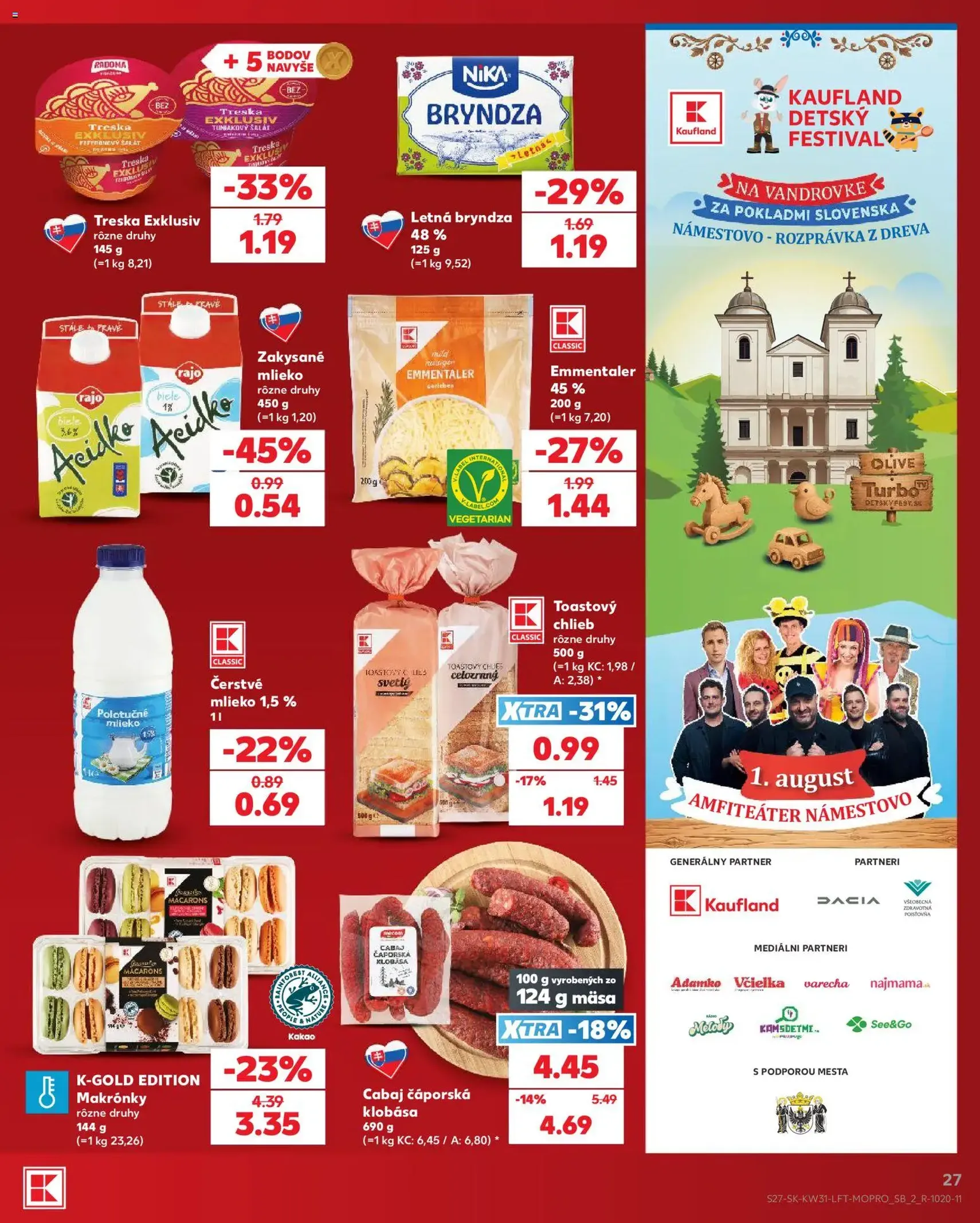 Kaufland leták - platný leták od 30.07.2026 strana 27 z 74