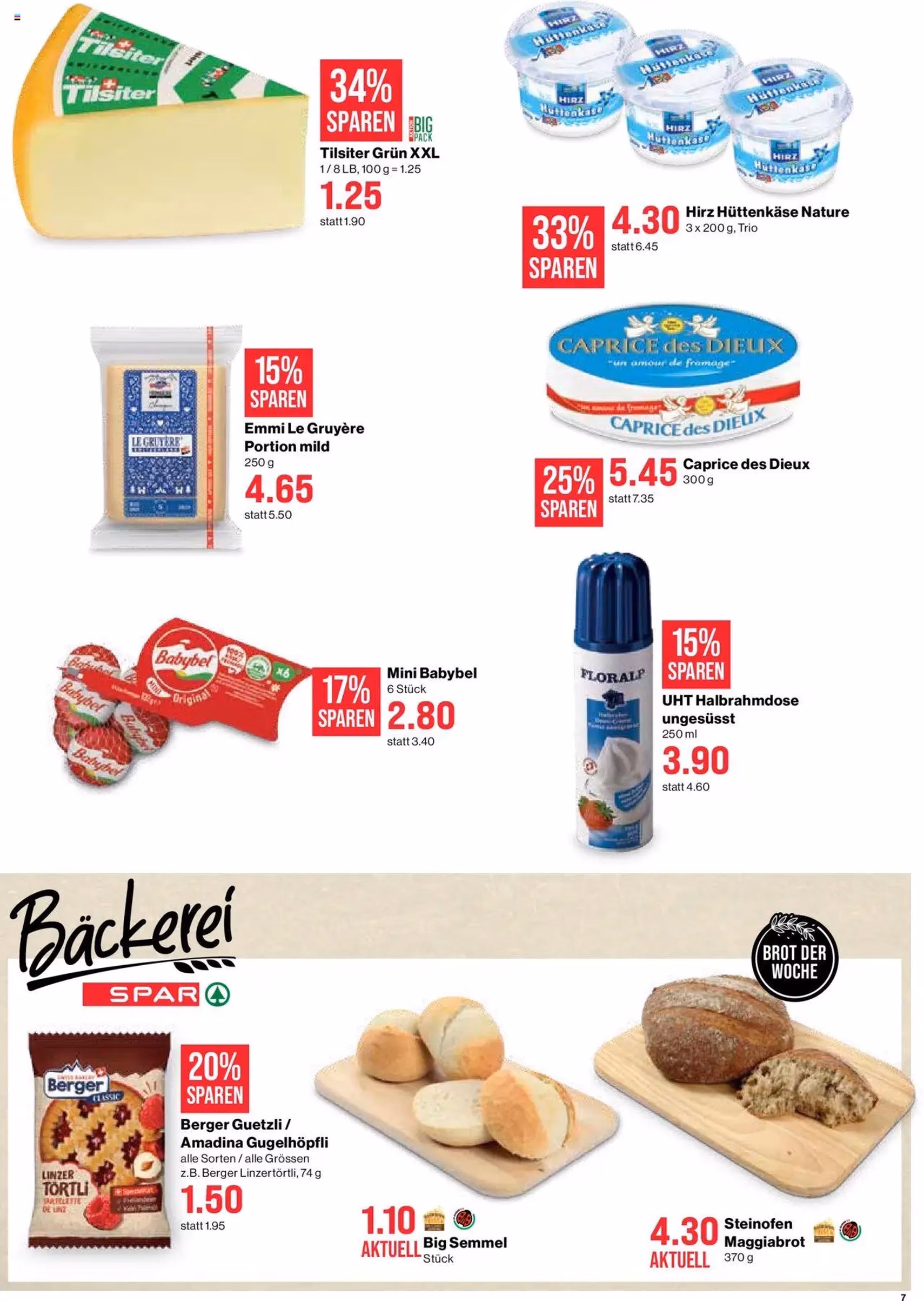 SPAR Aktionen - Gültiger Prospekt ab 07.08.2025, Seite 7 von insgesamt 22