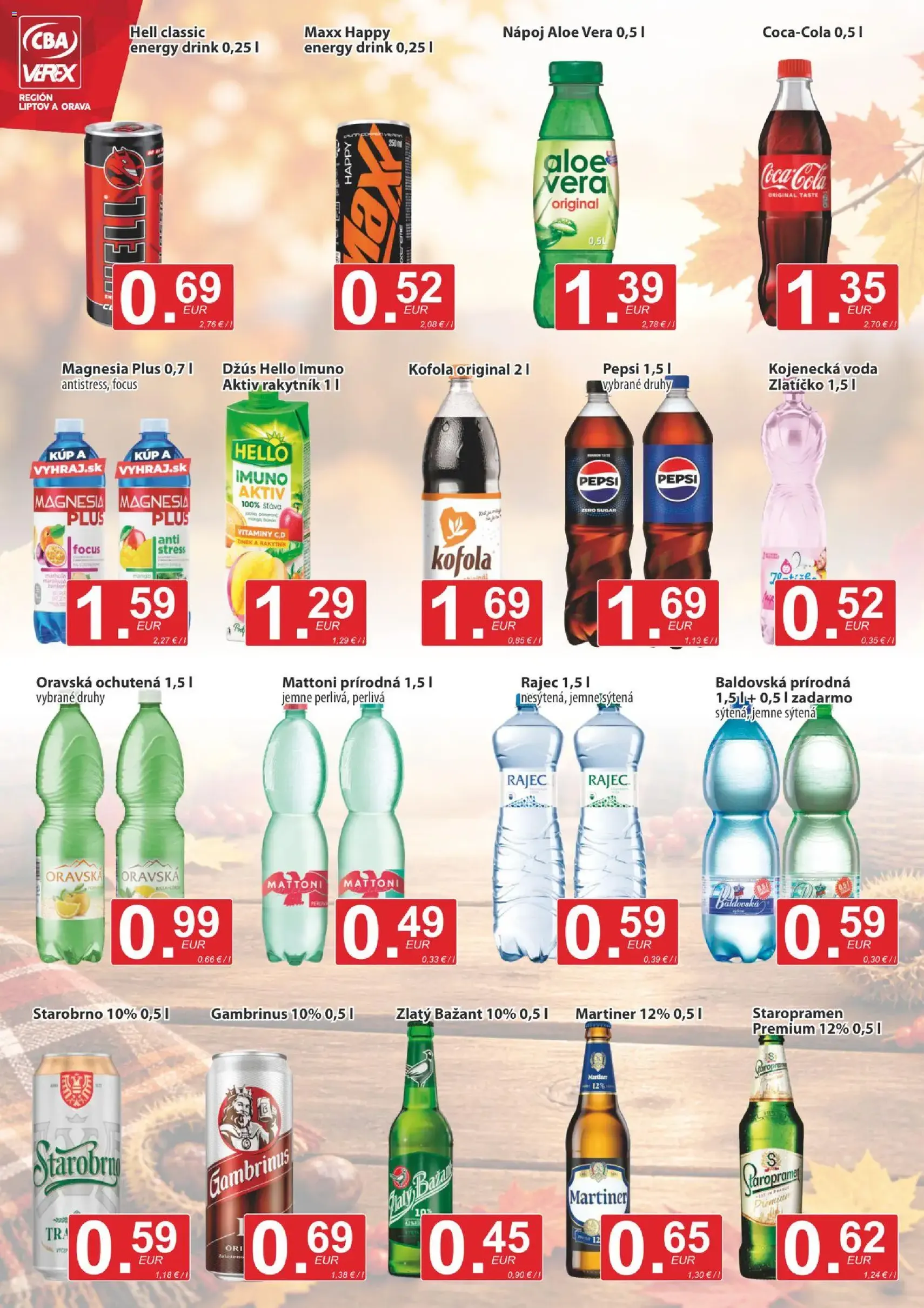 CBA Verex leták - platný leták od 17.09.2026 strana 10 z 12