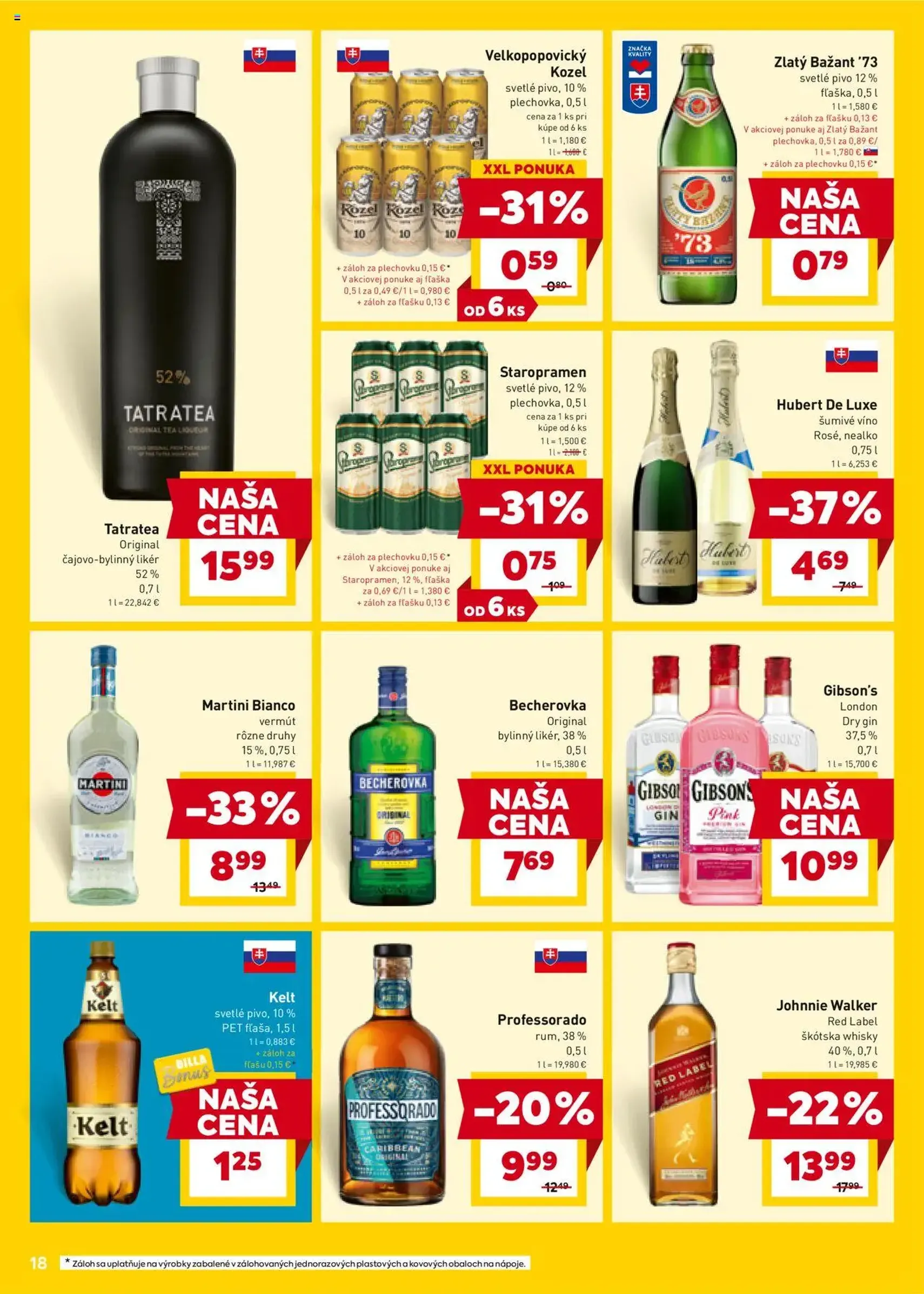 Billa leták - platný leták od 10.09.2025 strana 18 z 20 Billa leták - platný leták od 10.09.2025 strana 18 z 20
