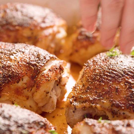 Anteprima ricetta Cosce di pollo al forno