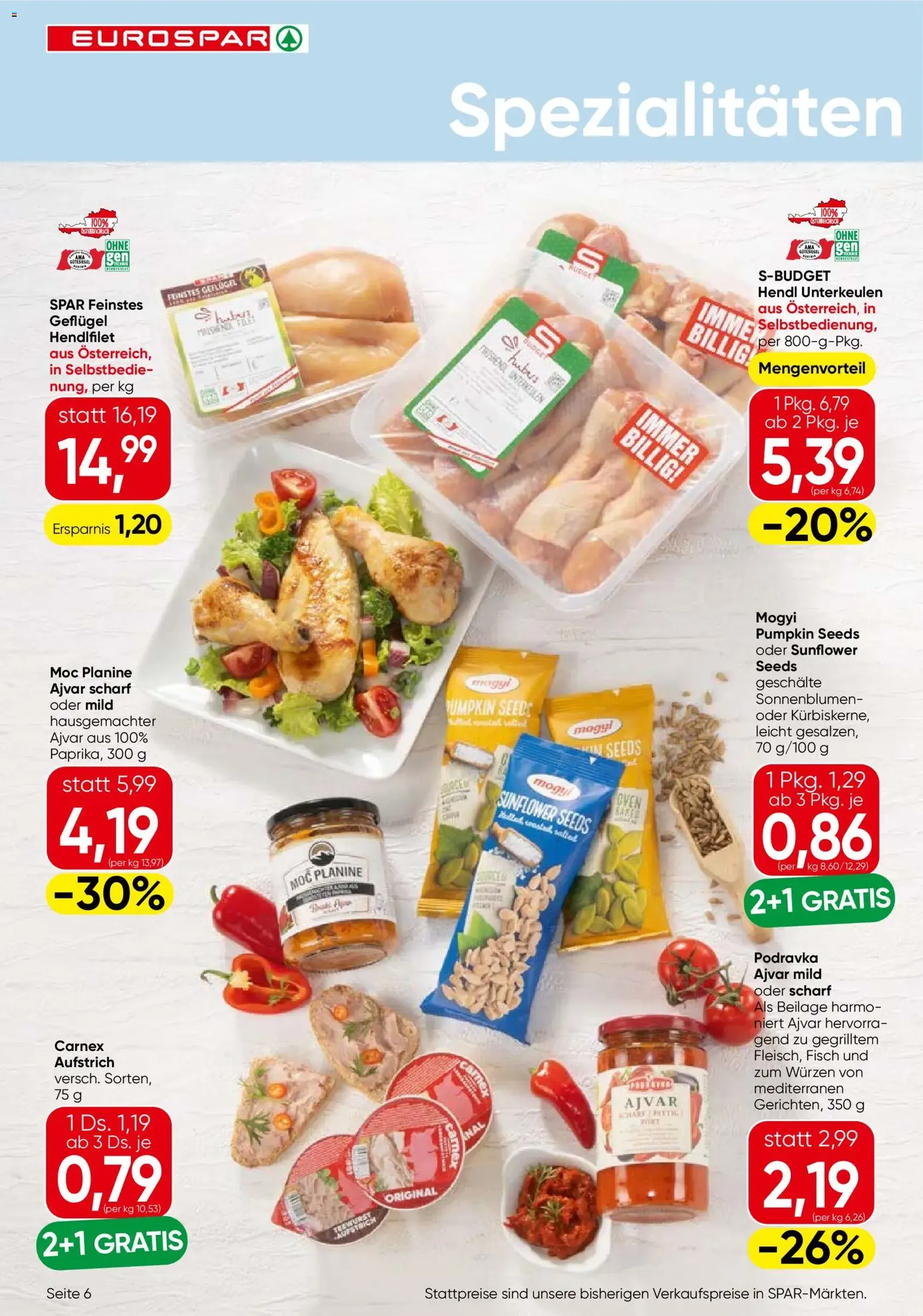 Eurospar Flugblatt - Gültiger Prospekt ab 03.06.2026, Seite 6 von insgesamt 16
