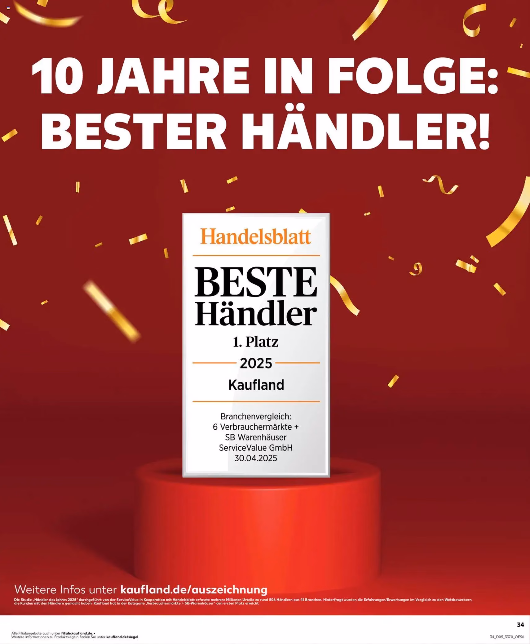 Kaufland Prospekt - Gültiger Prospekt ab 29.01.2026, Seite 34 von insgesamt 37