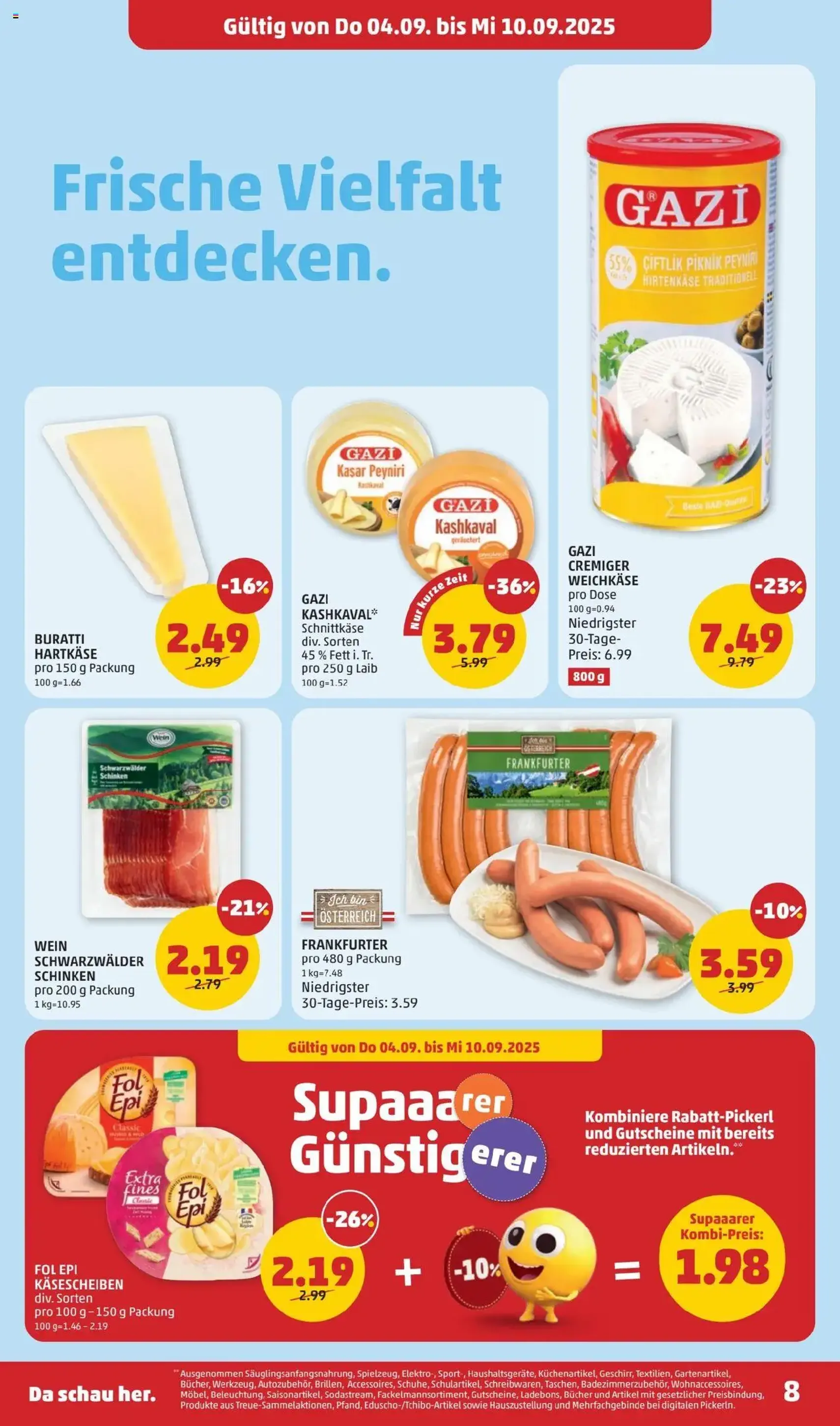 Penny Markt Flugblatt - Gültiger Prospekt ab 04.09.2025, Seite 8 von insgesamt 28 Penny Markt Flugblatt - Gültiger Prospekt ab 04.09.2025, Seite 8 von insgesamt 28