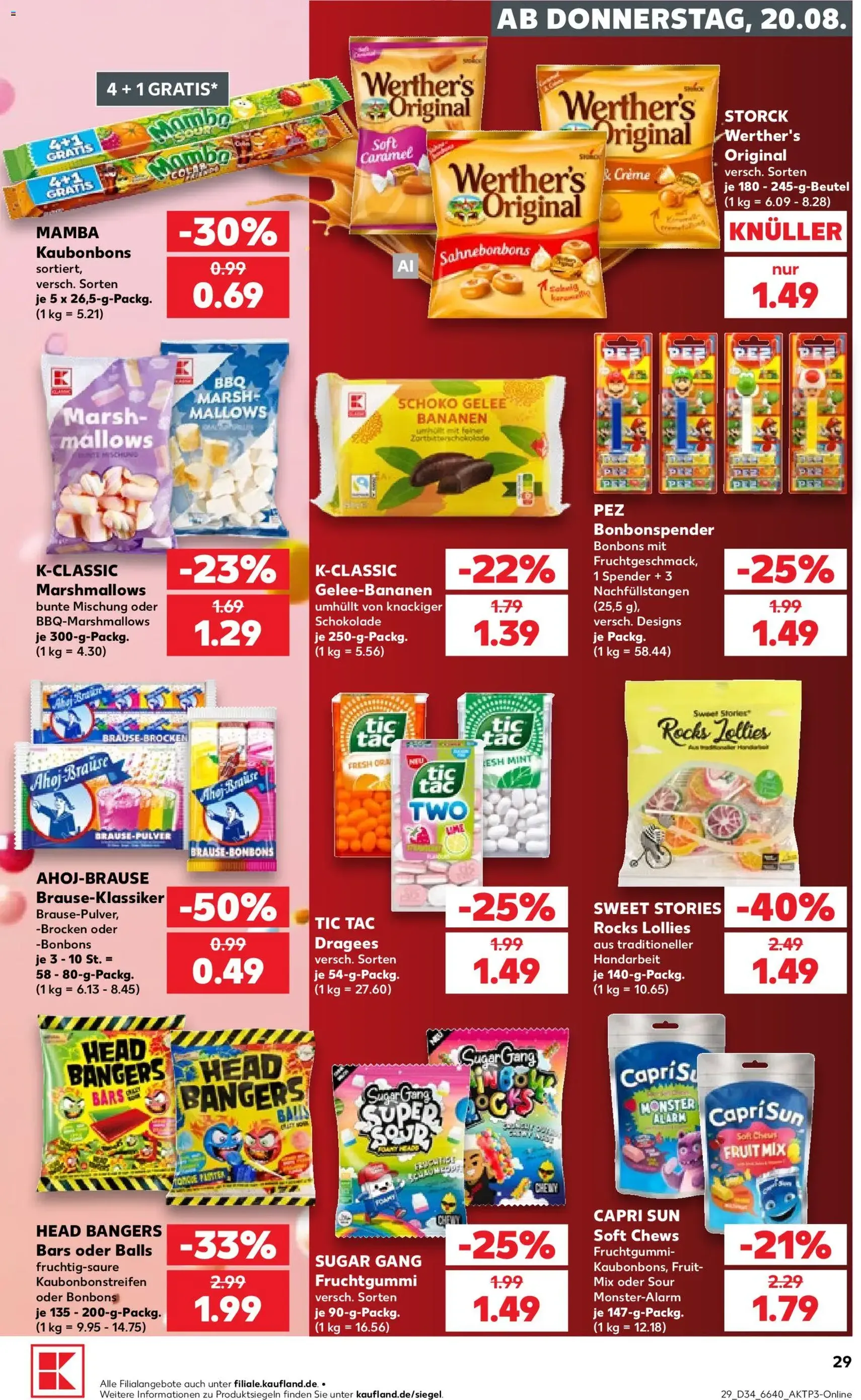 Kaufland Prospekt - Gültiger Prospekt ab 20.08.2026, Seite 29 von insgesamt 52