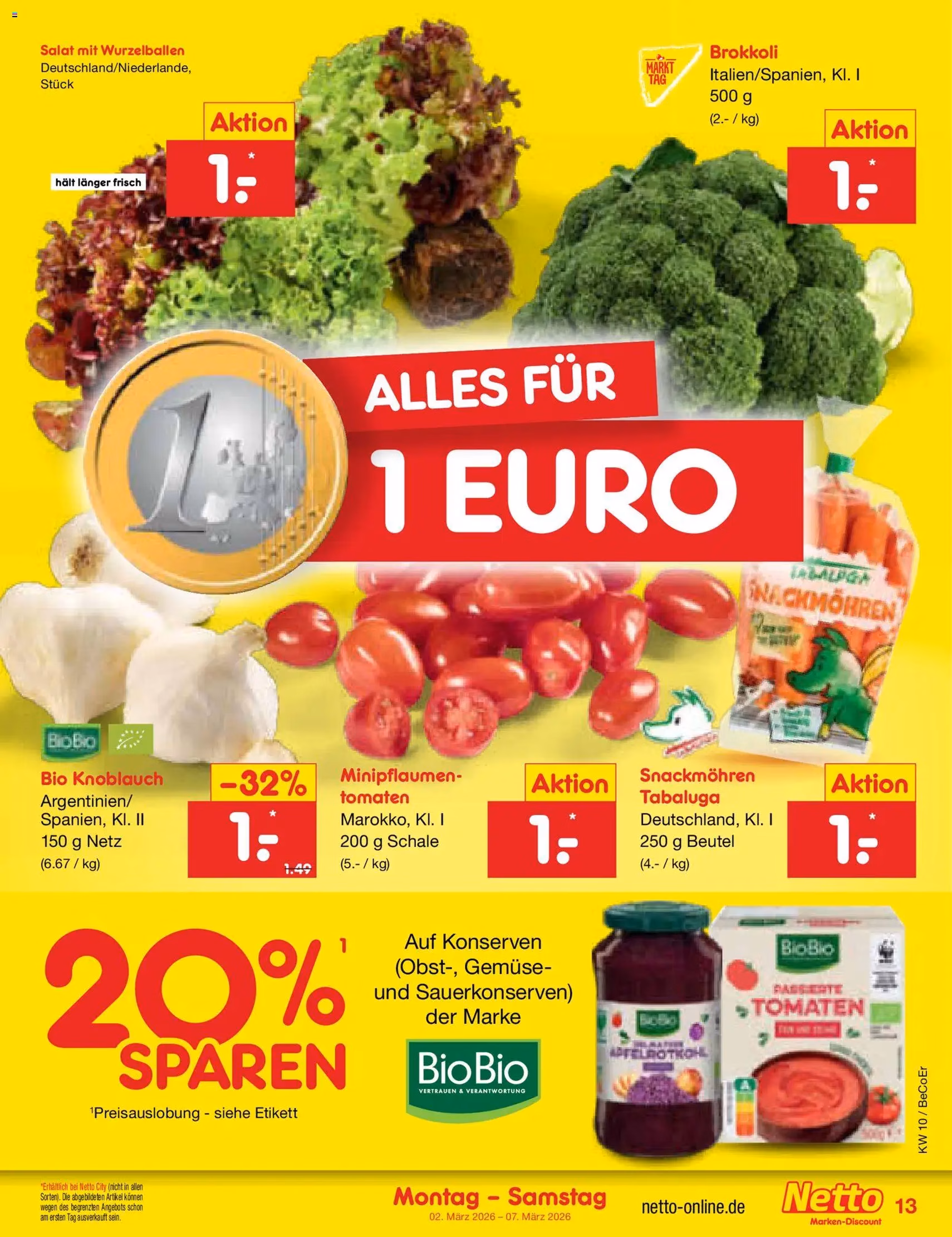 Netto Marken-Discount Prospekt - Gültiger Prospekt ab 02.03.2026, Seite 13 von insgesamt 60