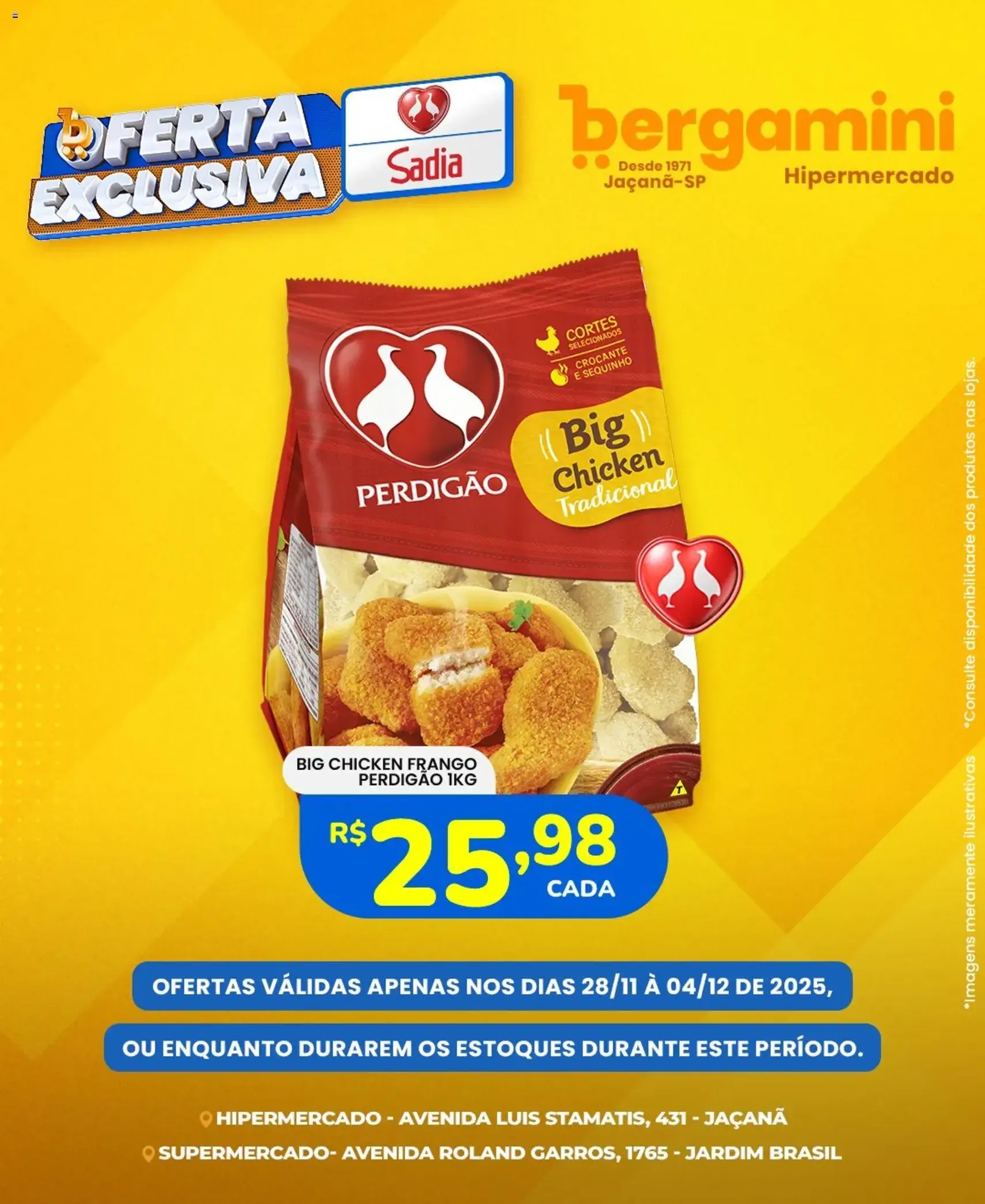 Supermercado Bergamini - Ofertas Sadia e Perdigão - folheto válido a partir de 28/11/2025 página 2 de 7