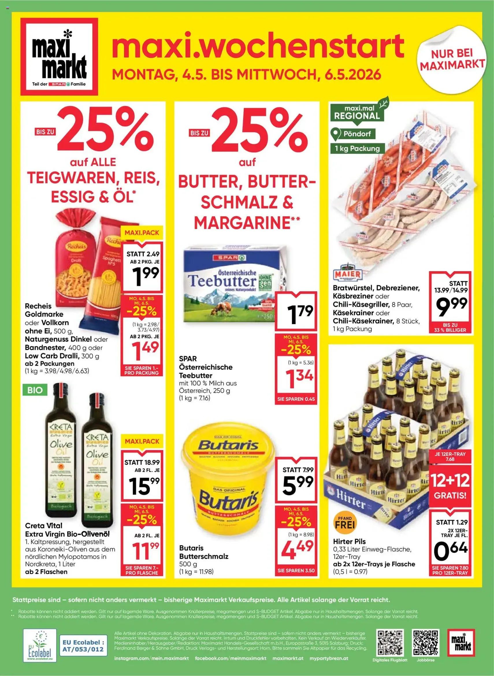 Maximarkt Flugblatt - Gültiger Prospekt ab 30.04.2026, Seite 24 von insgesamt 24