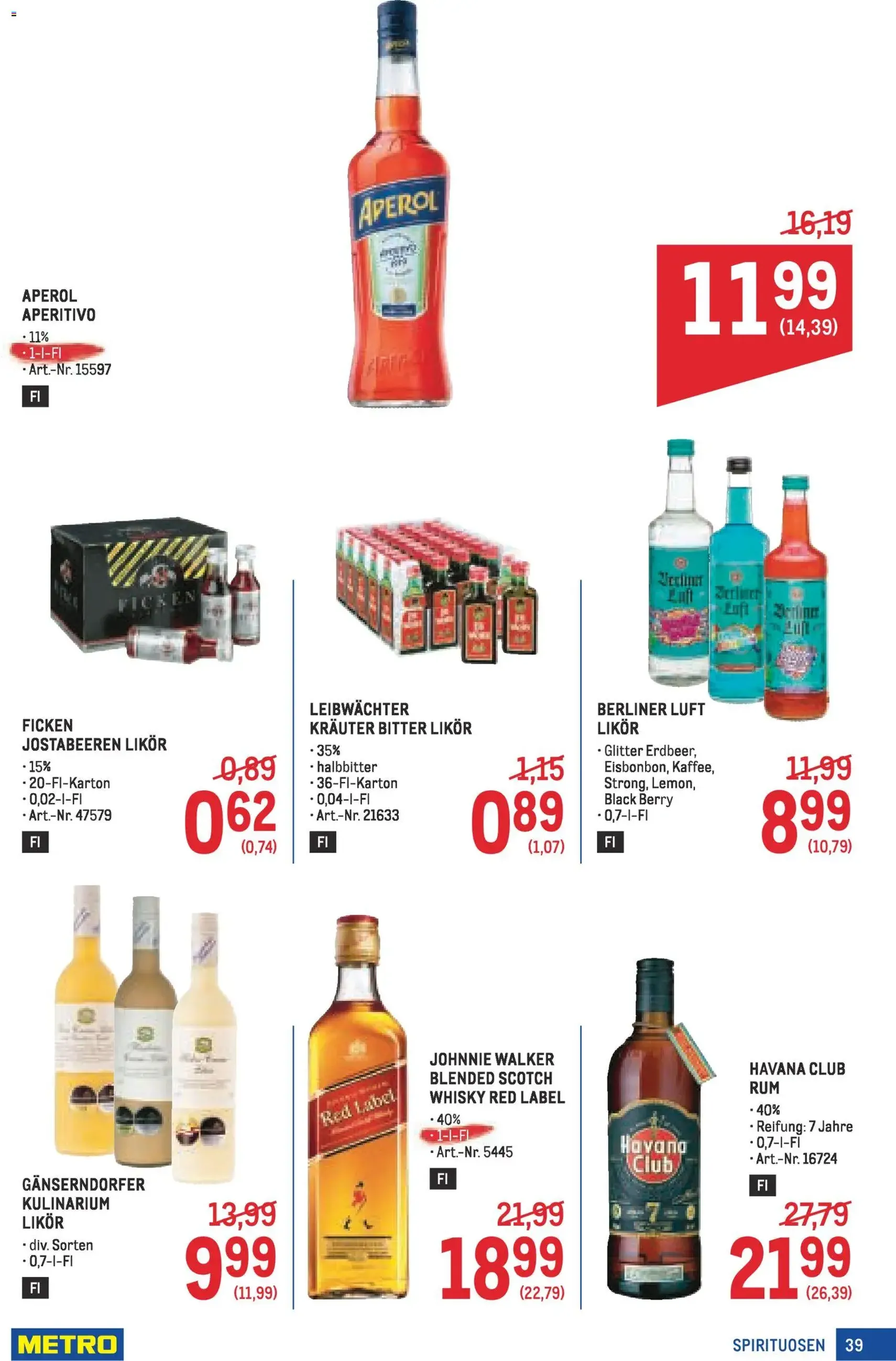 Metro Profi - Gültiger Prospekt ab 22.01.2026, Seite 39 von insgesamt 64