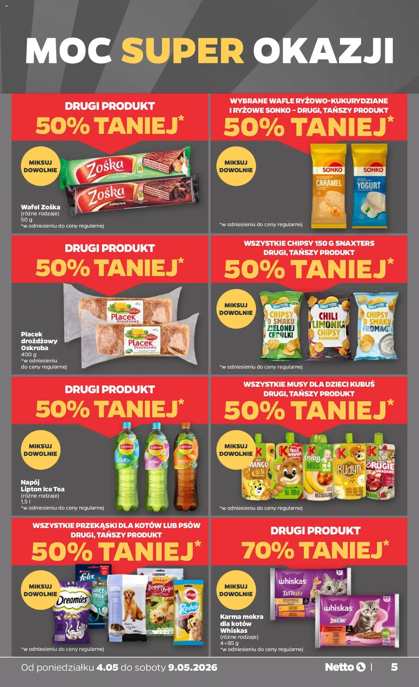 Netto gazetka od poniedziałku spożywcza - ważny gazetka od 04.05.2026 strona 5 z 31