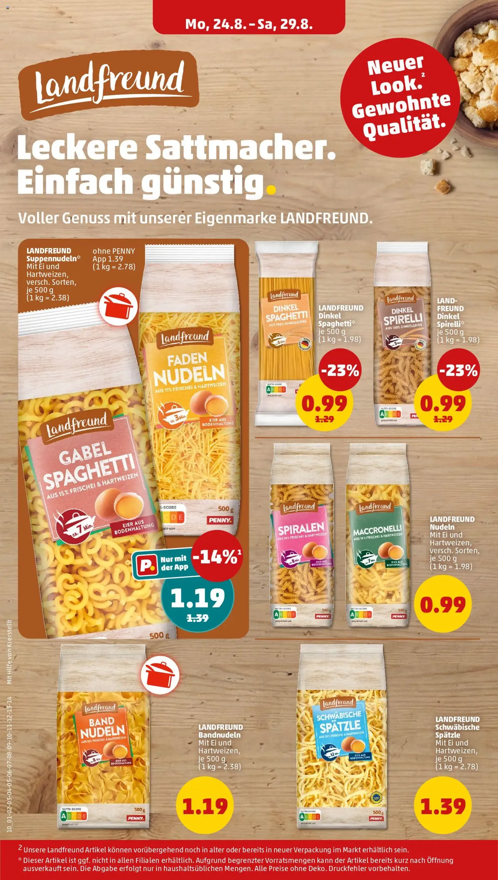Penny Prospekt - Gültiger Prospekt ab 24.08.2026, Seite 12 von insgesamt 40