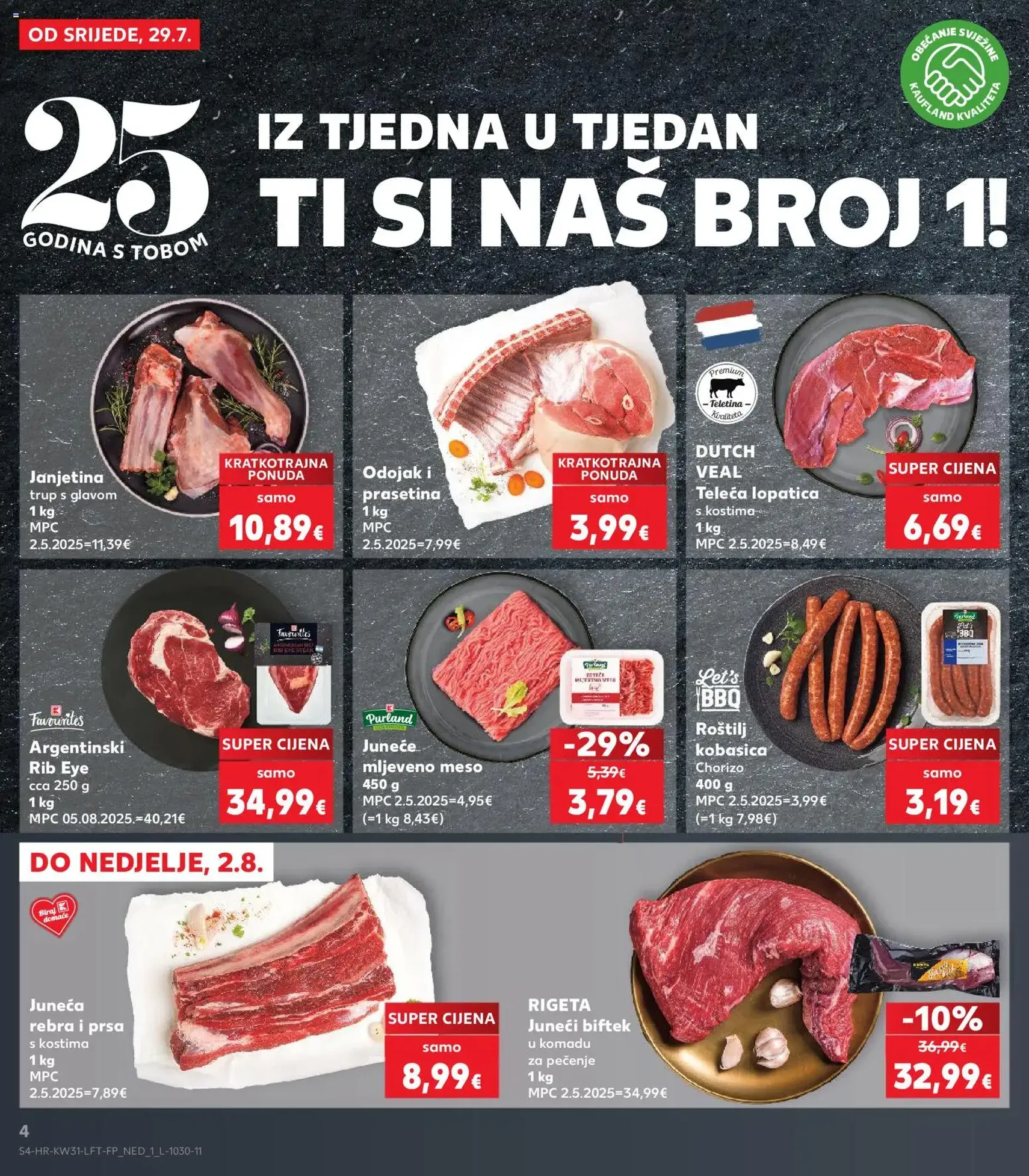 Kaufland HR akciós újság - 2026.07.29. érvényes szórólap 4 oldal 32 oldalból