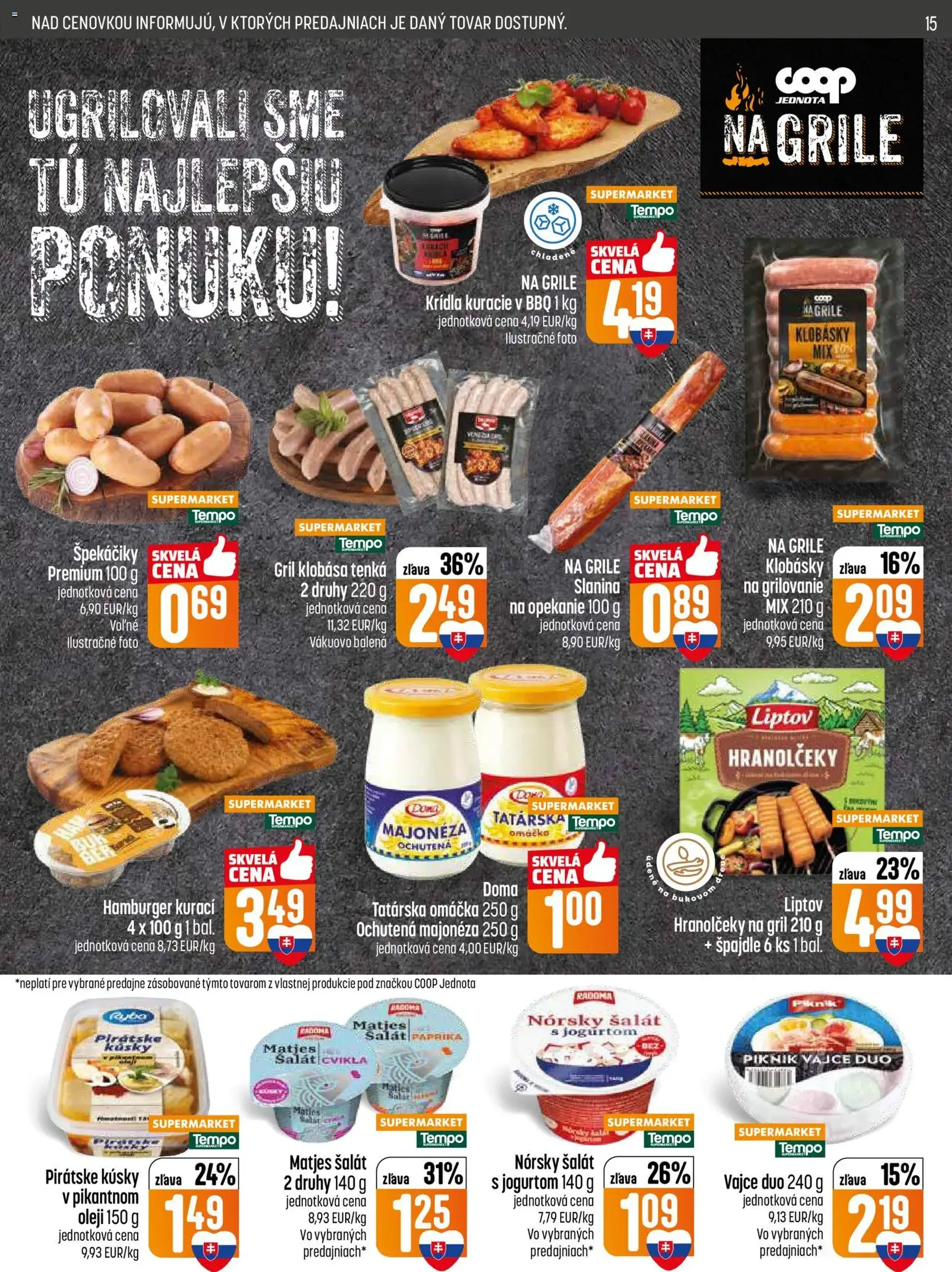 COOP Jednota leták - platný leták od 21.05.2026 strana 15 z 28