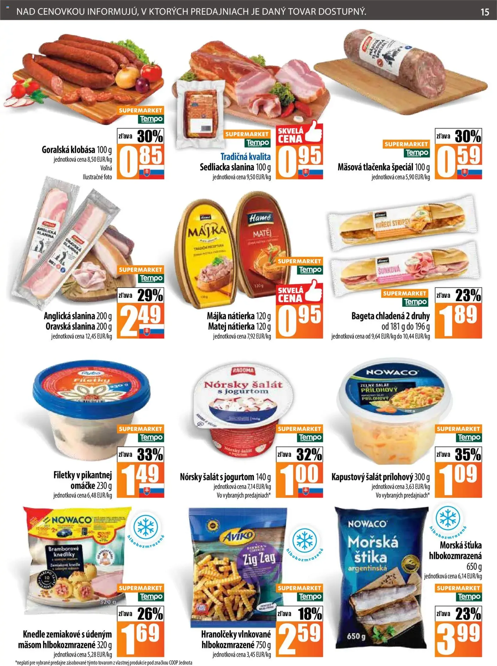 COOP Jednota leták - platný leták od 23.10.2025 strana 15 z 28 COOP Jednota leták - platný leták od 23.10.2025 strana 15 z 28