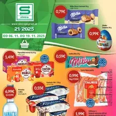 Sintra leták - náhľad letáku platný od 06.11.2025