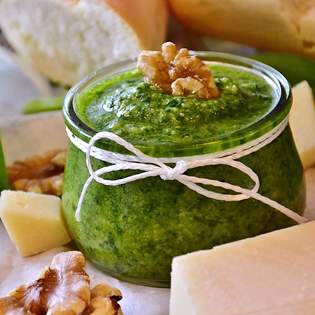 Recipe preview Quick & Easy Coriander Cilantro Pesto Sauce Dip