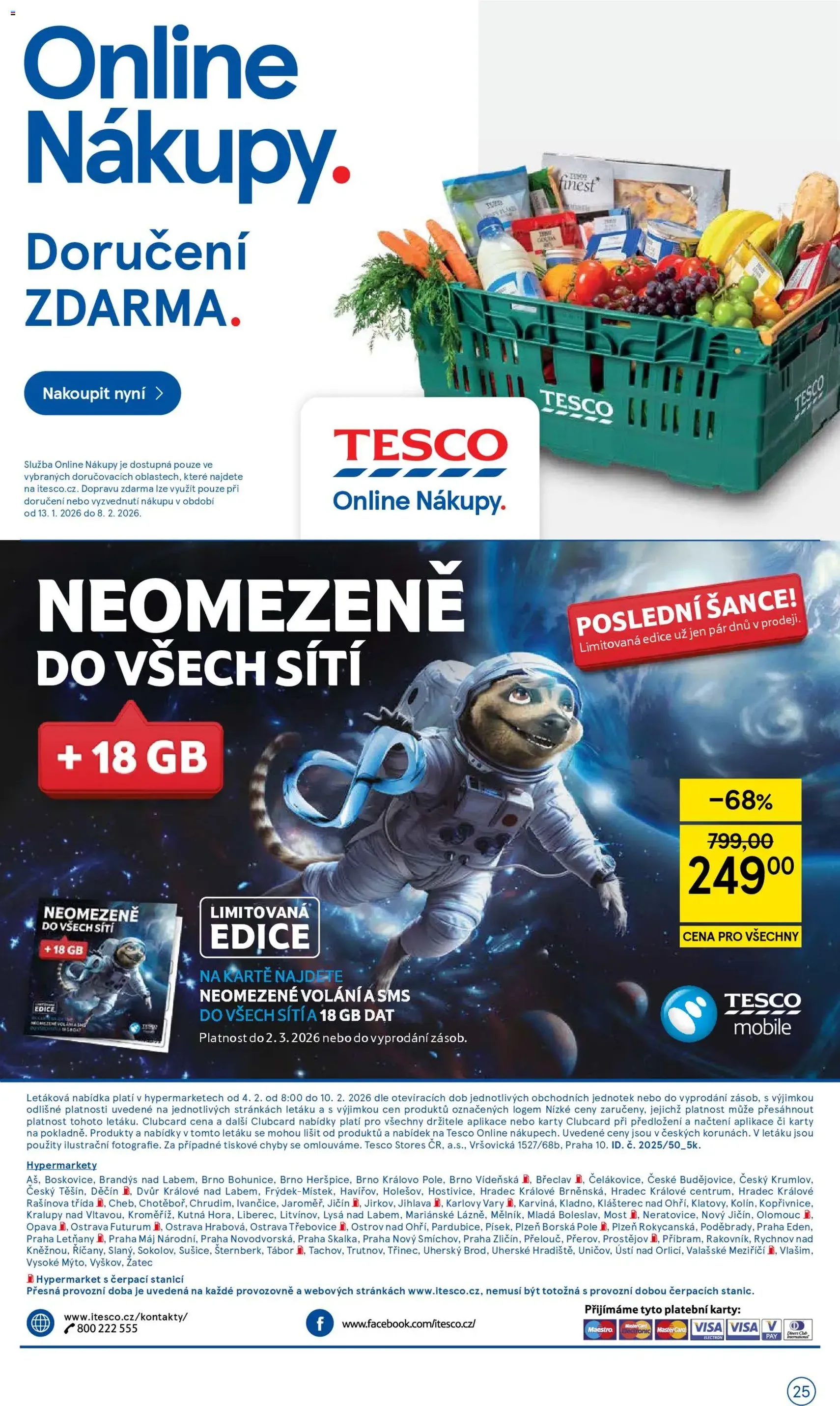 Tesco leták - Hypermarket - platný leták od 04.02.2026 strana 25 z 25