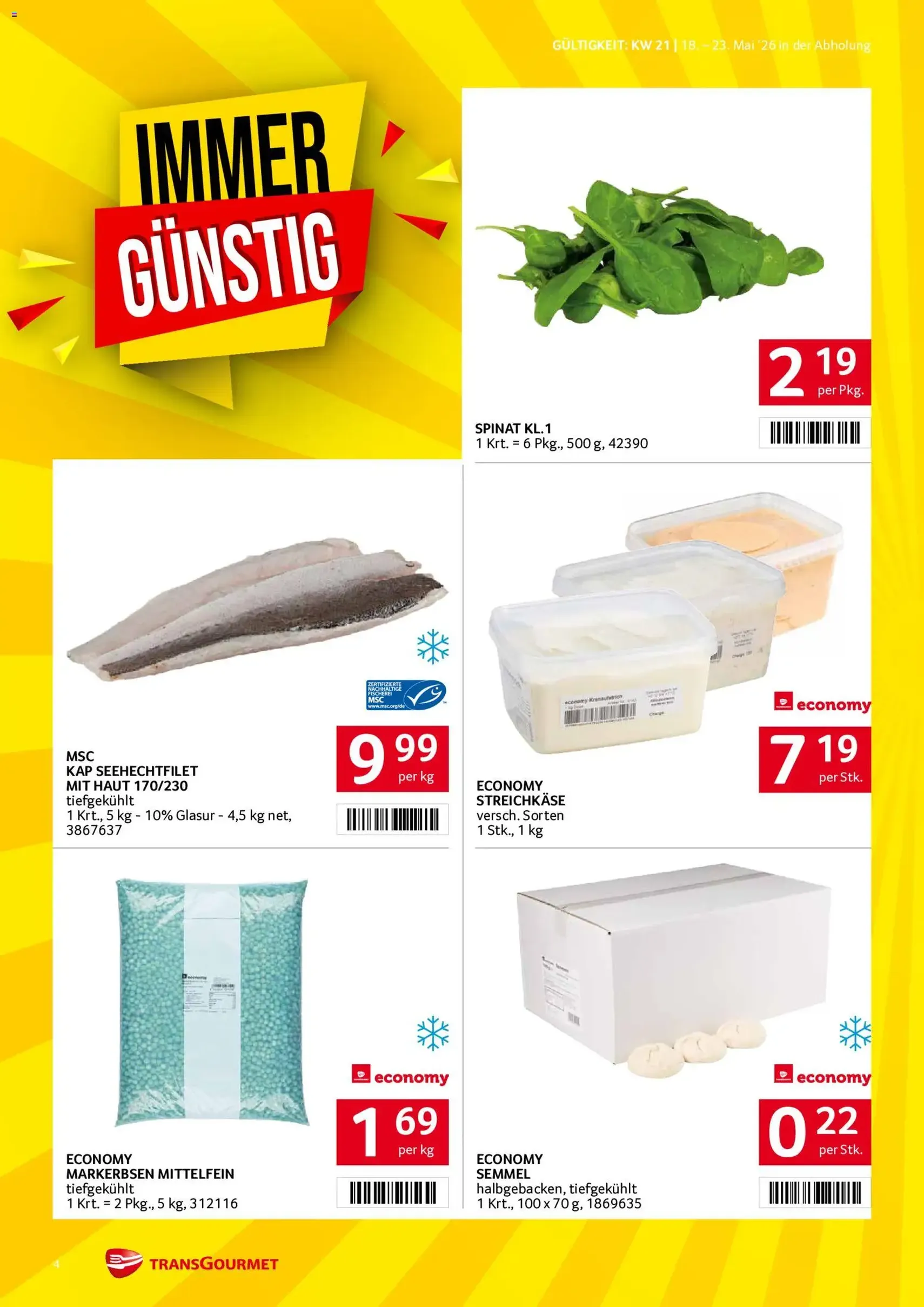 Transgourmet Flugblatt - Gültiger Prospekt ab 18.05.2026, Seite 4 von insgesamt 32