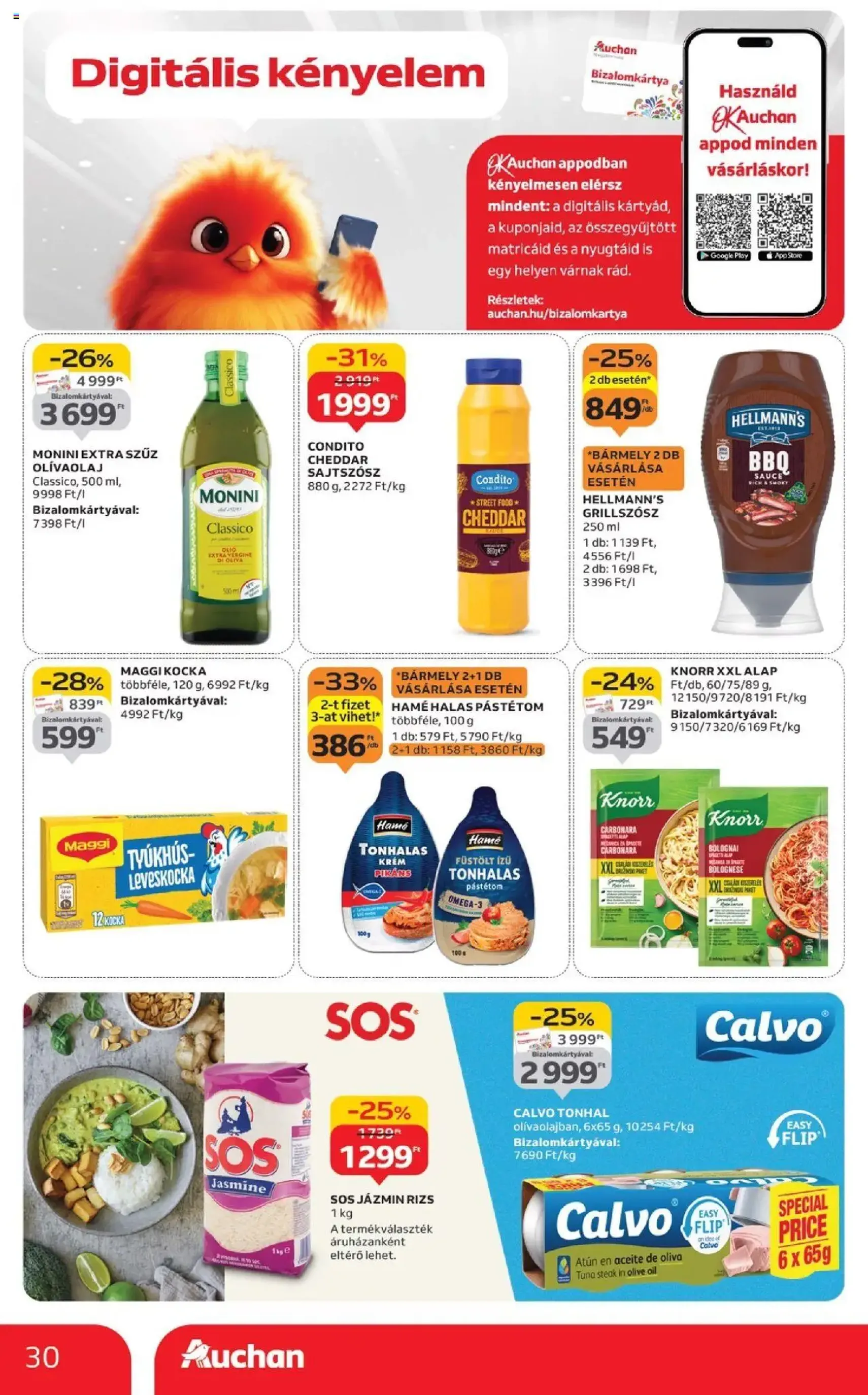 Auchan Akciós újság - 2025.09.04. érvényes szórólap 30 oldal 52 oldalból Auchan Akciós újság - 2025.09.04. érvényes szórólap 30 oldal 52 oldalból