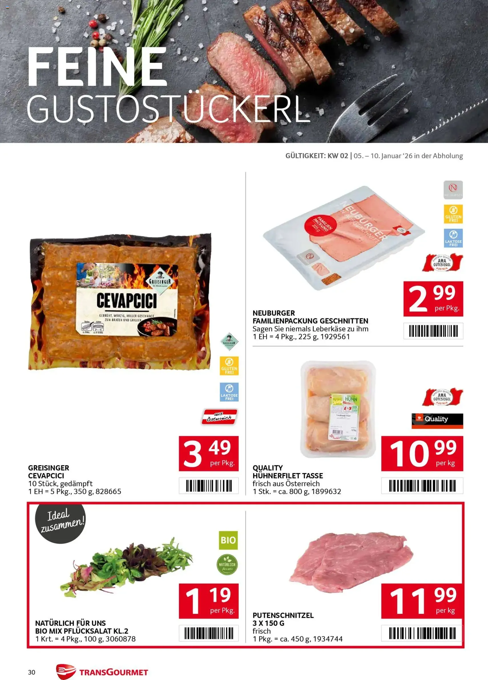 Transgourmet Flugblatt - Gültiger Prospekt ab 05.01.2026, Seite 29 von insgesamt 35