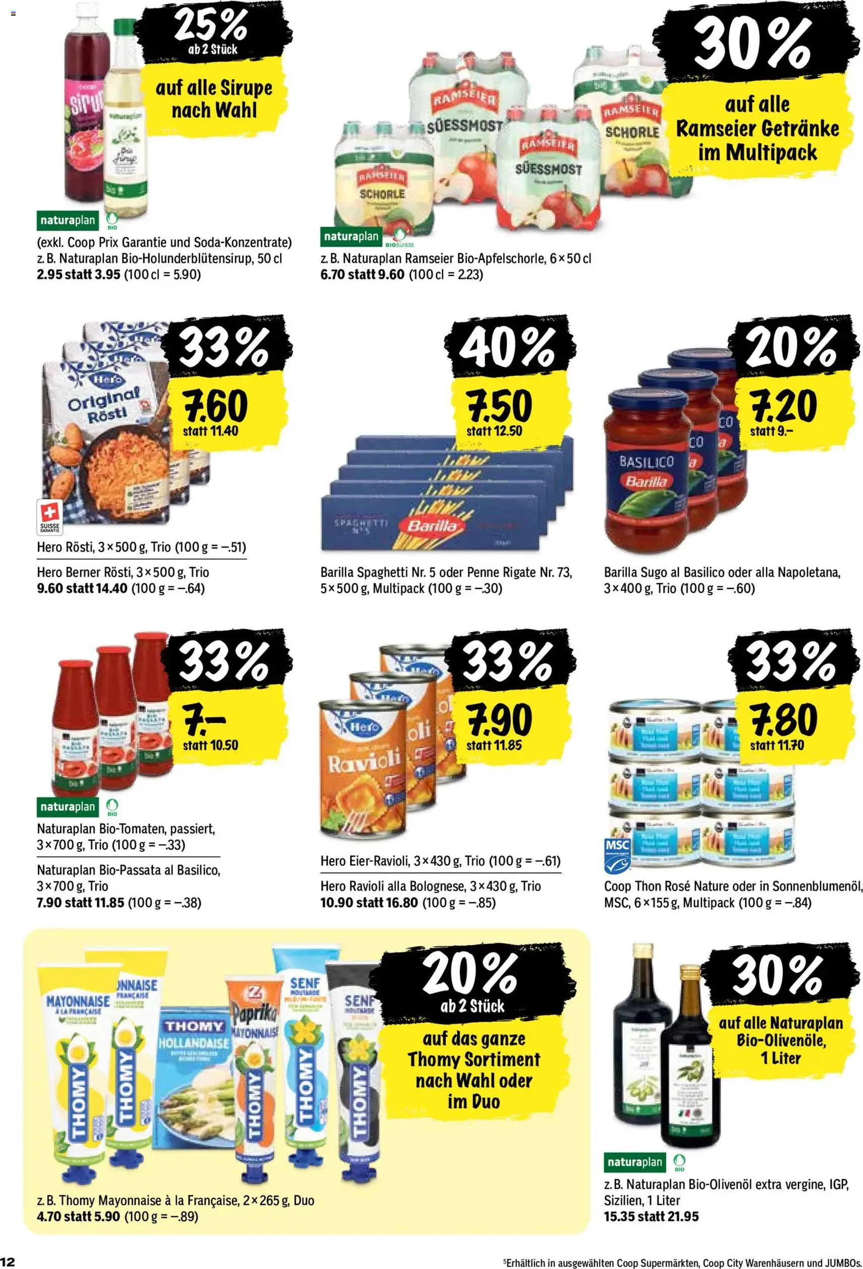 Coop aktionen - Gültiger Prospekt ab 30.07.2026, Seite 12 von insgesamt 24