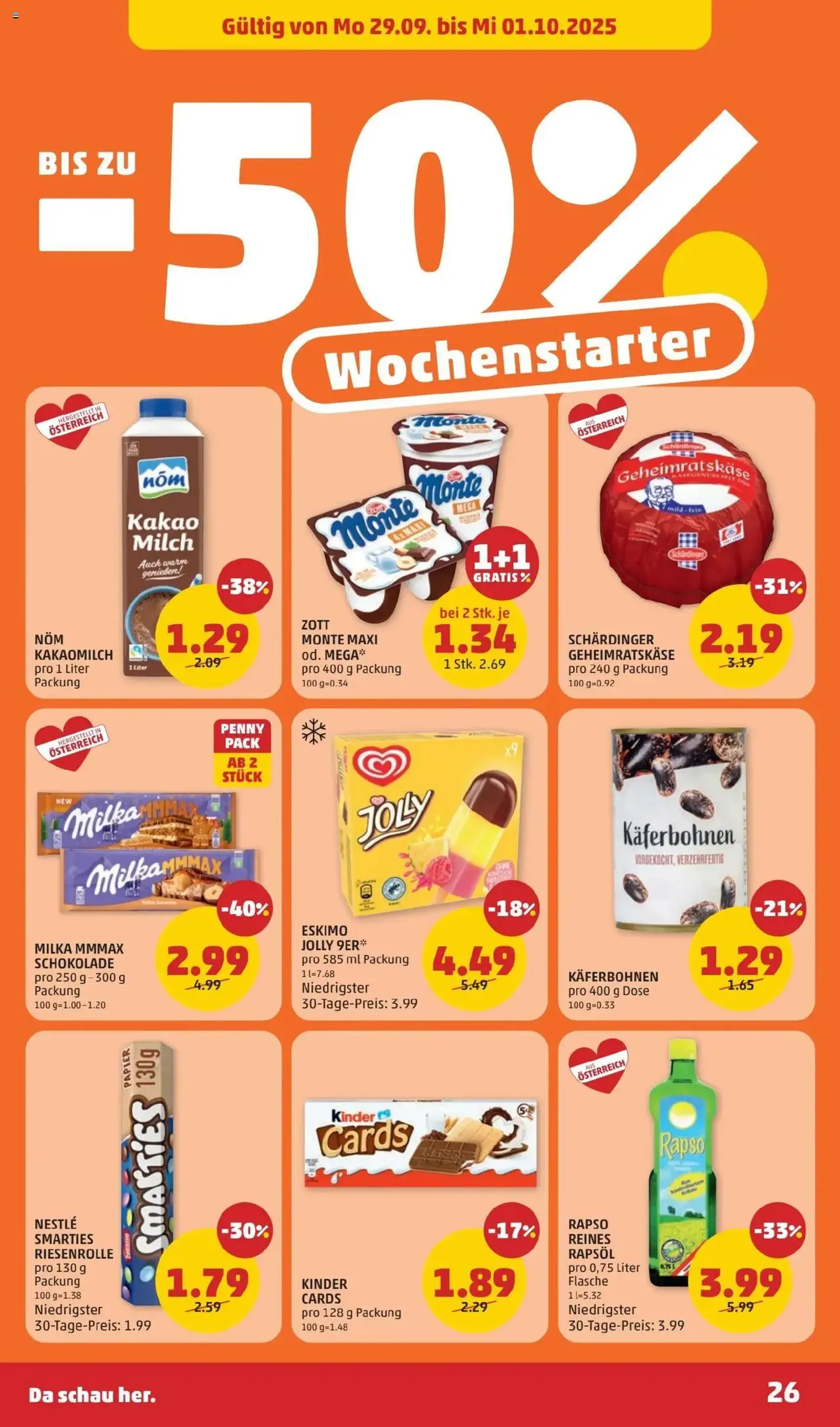 Penny Markt Flugblatt - Gültiger Prospekt ab 25.09.2025, Seite 26 von insgesamt 32